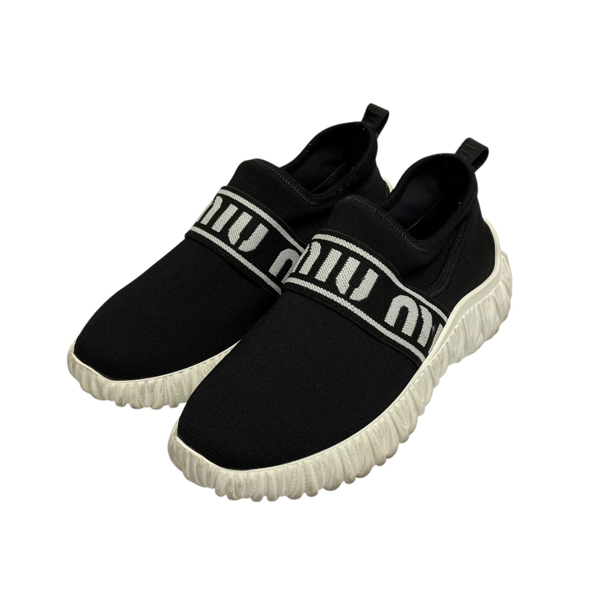 ミュウ 楽天市場】【中古】 MIU MIU ミュウミュウ パテント クリスタル厚底