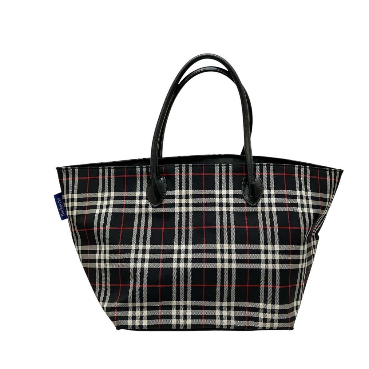 楽天市場】バーバリーブルーレーベル チェック舟形ラージトート