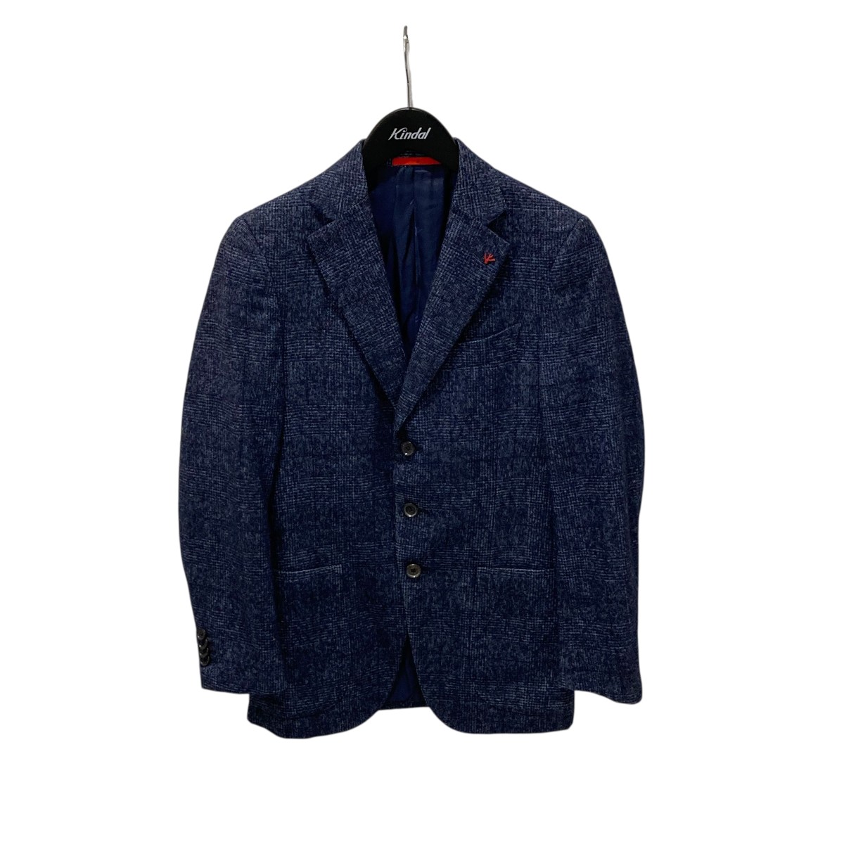 極美品　ISAIA イザイア　ベロアテーラードジャケット　イタリア製　黒　現行 極美品 ISAIA イザイア ベロアテーラードジャケット イタリア製 黒