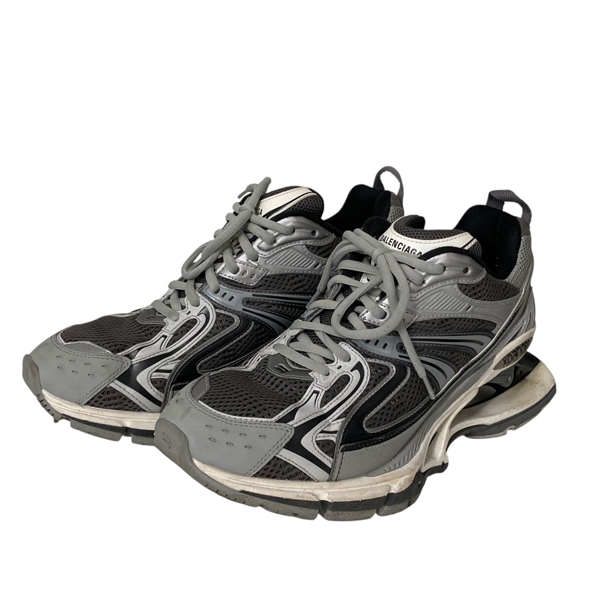 【中古】<br>BALENCIAGA<br>X-PANDER スニーカー 653871 グレー サイズ：27.5cm<br>【価格見直し】