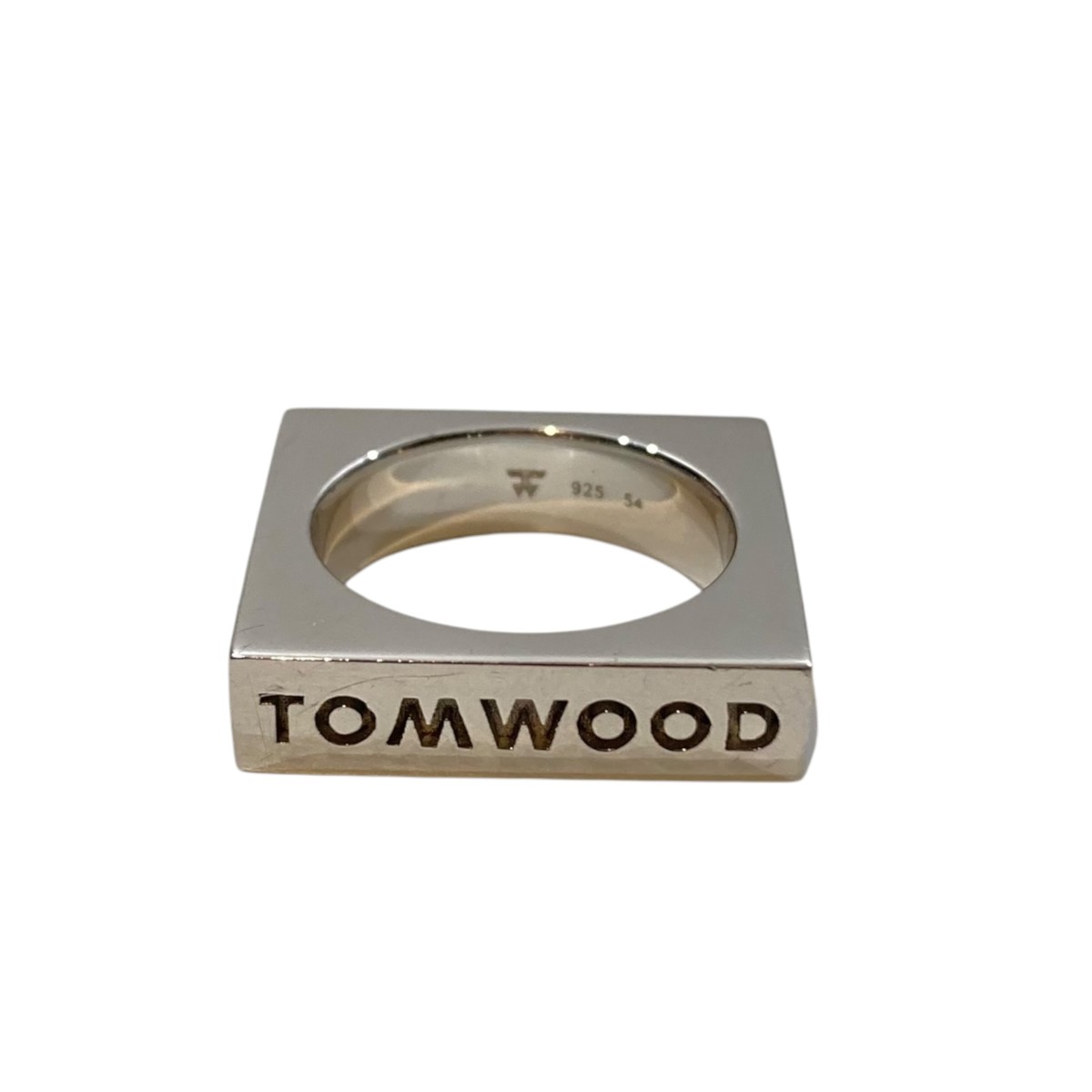 【中古】TOM WOOD 容れもの Square Ring 輪っか 大きさ：54 【011025】（トム白木）