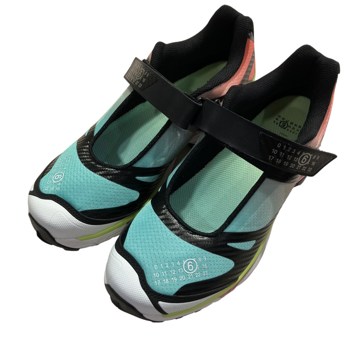 【中古】 SALOMON×MM6 Maison Margiela XT-Mary Jane Ginger Electric Green Knockout Pink サンダル 476825 グリーン サイズ：28.0 【価格見直し】