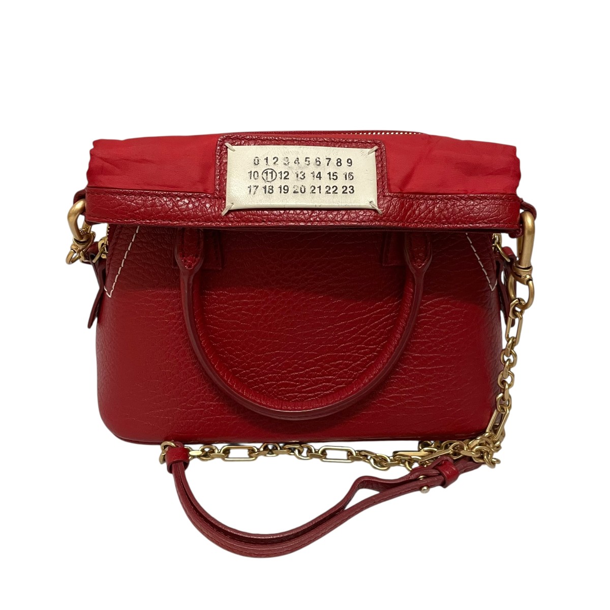 【中古】 Maison Margiela 5AC MICRO 2WAYバッグ S56WG0081 レッド 【価格見直し】 29,029円