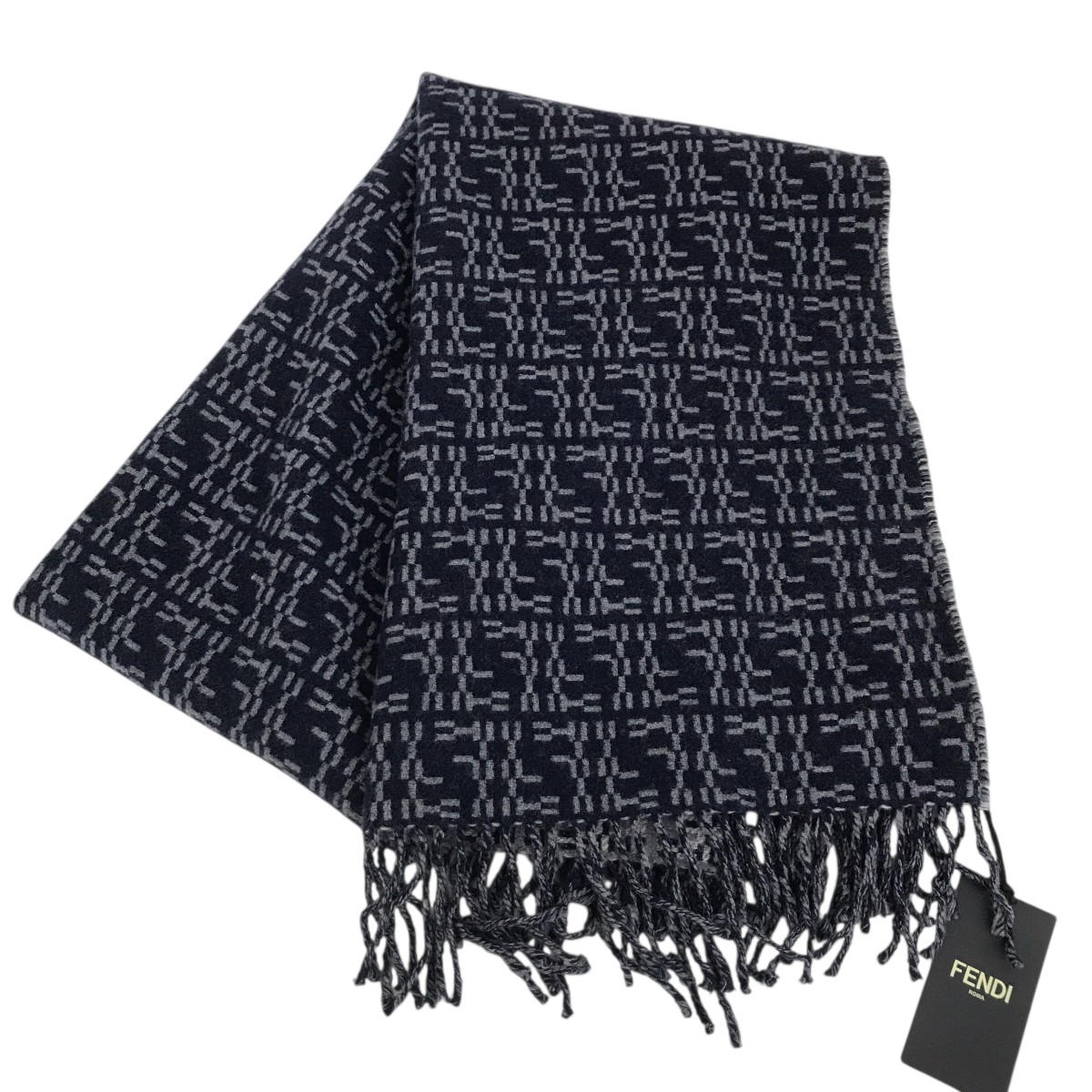 楽天市場】【フェンディ】Fendi ジャガード ウール マフラー