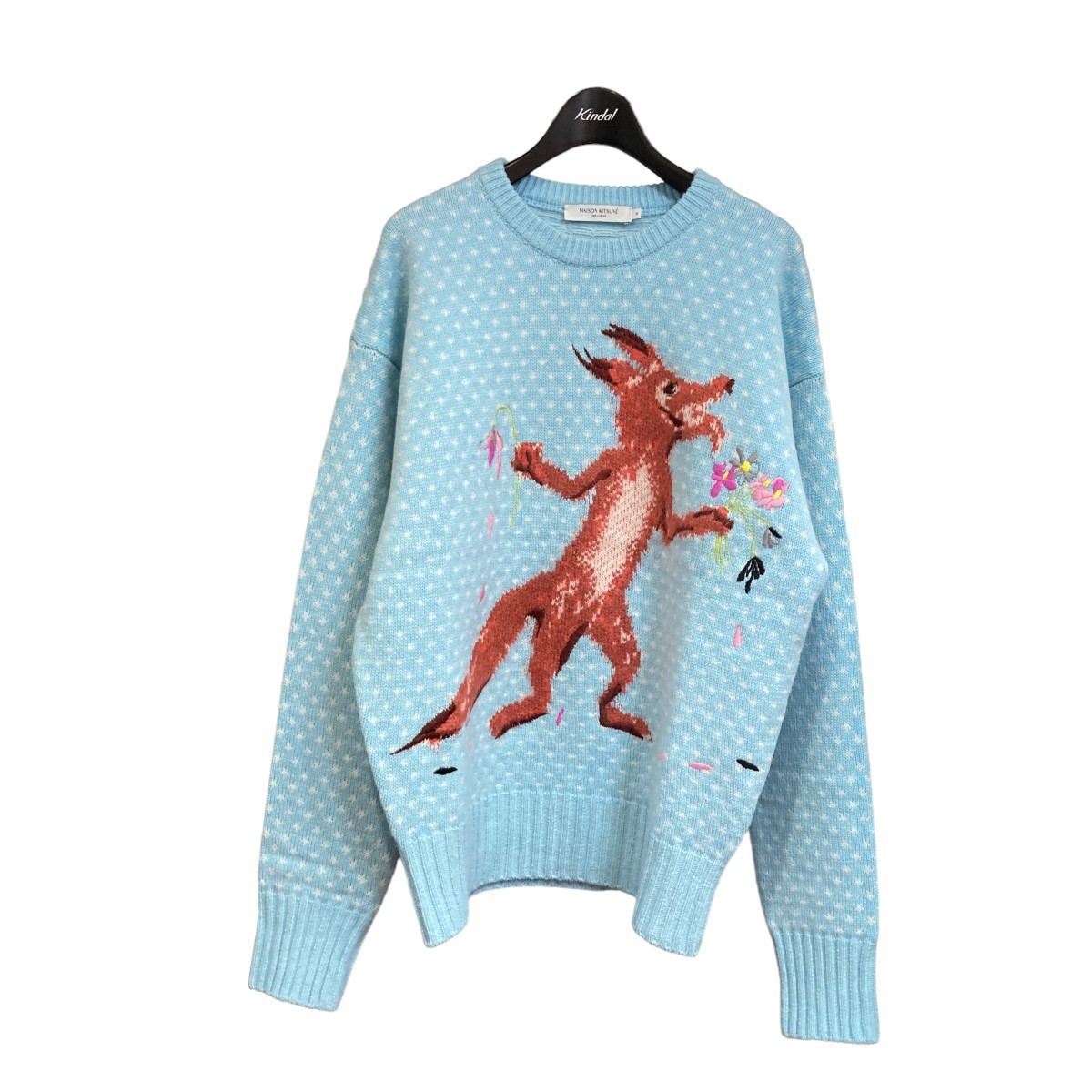 もふもふ 楽天市場】【中古】MAISON KITSUNE FOX HEAD PATCH HALF ZIP