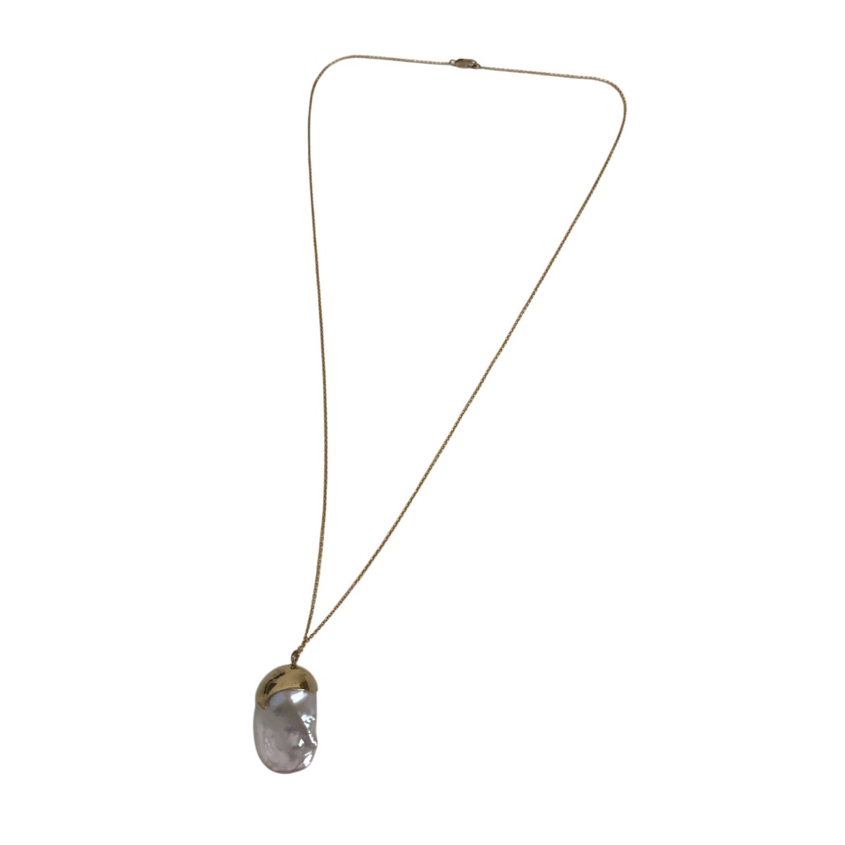 【中古】 orchid22　 バロックパール ネックレス ゴールド 【021025】（オーキッド）