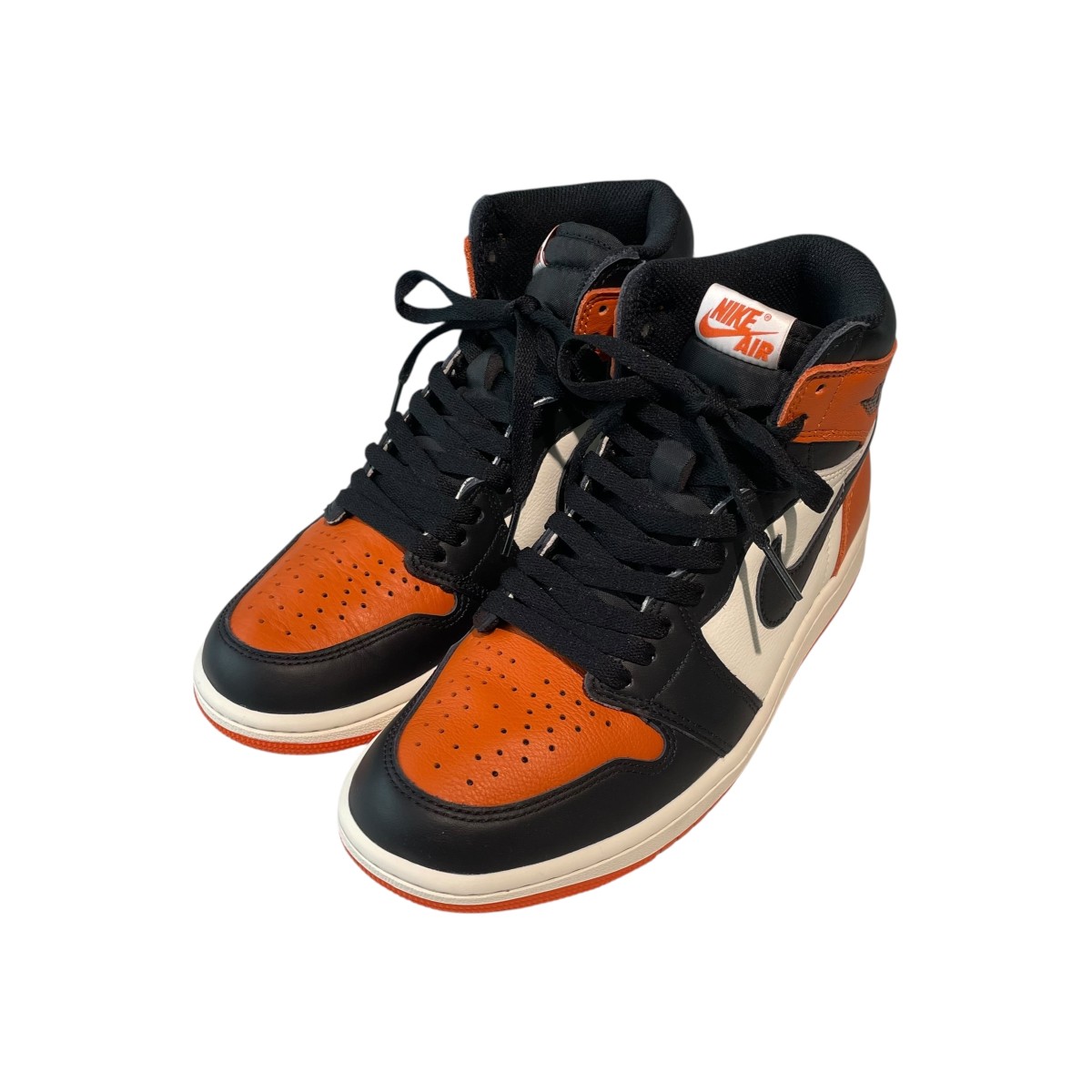 【中古】\u003cBR\u003eNIKE\u003cBR\u003eAir Jordan 1 Retro High OG Shattered Backboard ハイカットスニーカー DZ5485-008 オレンジ色 大きさ：25.5\u003cBR\u003e【通貨価値思いなおす】