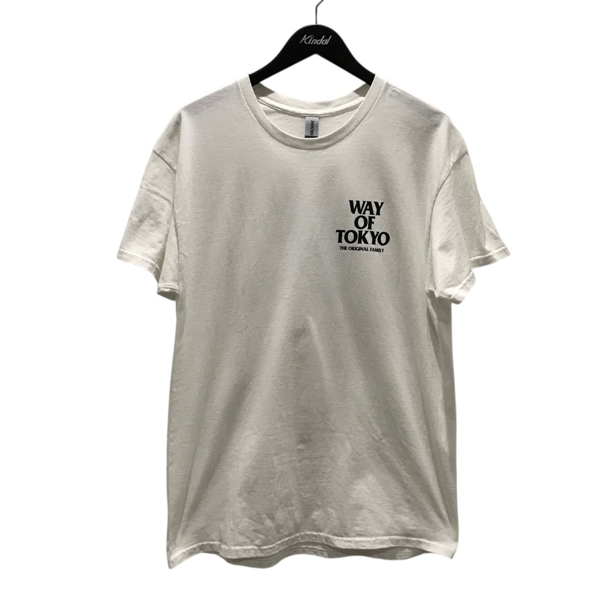 【中古】 RATS 【 Rough Riders WAY OF TOKYO SS TEE】 プリントTシャツ ホワイト サイズ：L 【価格見直し】
