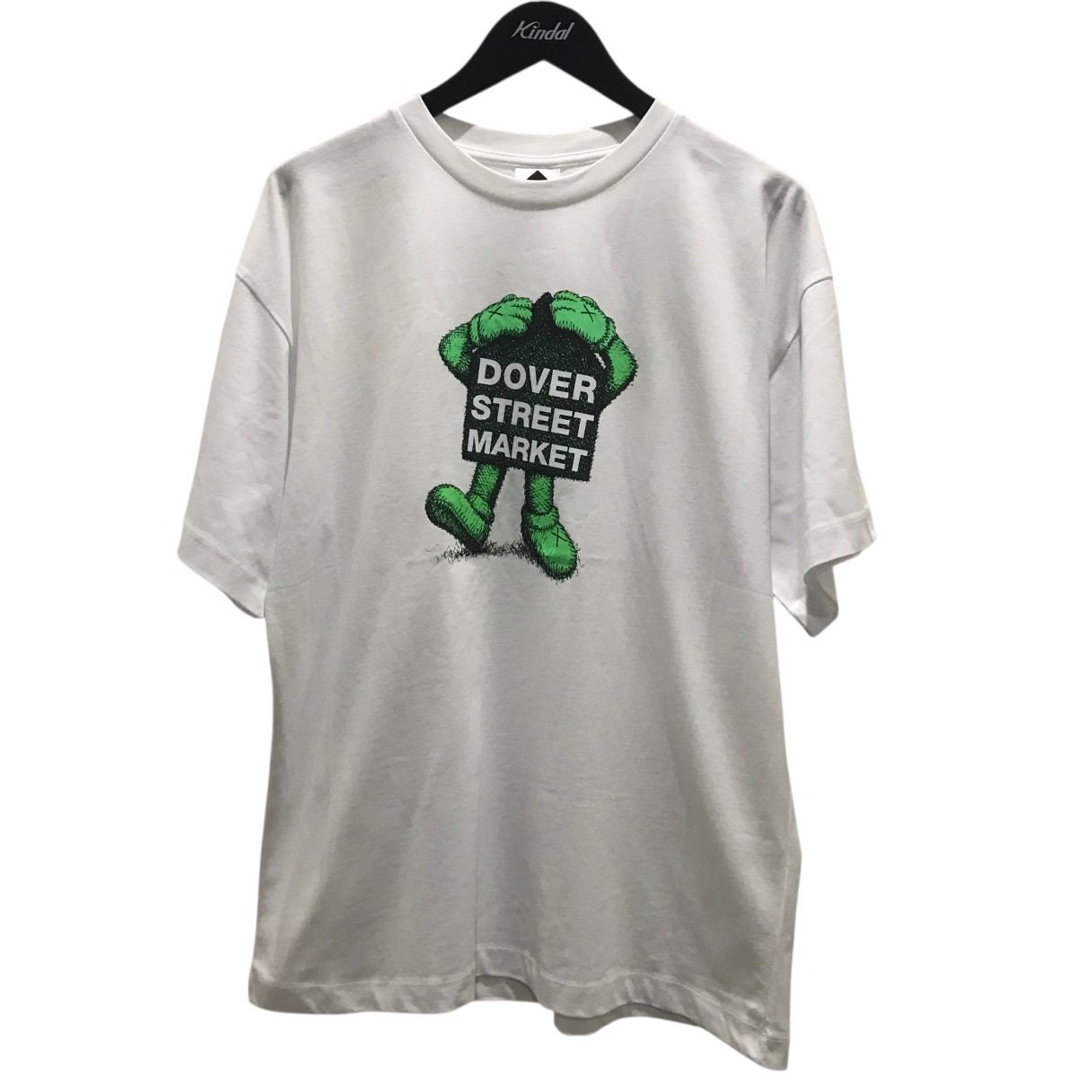 【中古】 DOVER STREET MARKET×KAWS プリントTシャツ ホワイト サイズ：L 【価格見直し】 7,465円