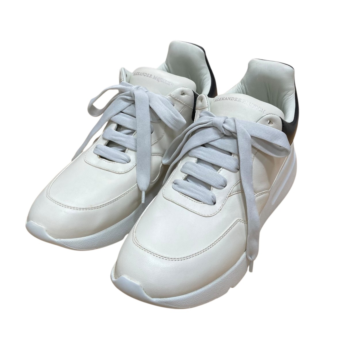 最終値下げ アレキサンダーマックイーン ローカット スニーカー 40.5 楽天市場】【中古】ALEXANDER McQUEEN オーバーサイズロートップ