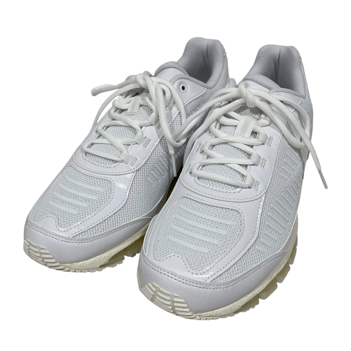 【中古】 asics×JJJJound　 スニーカー GEL-QUANTUM 360 ゲルクォンタム 360 1203A960 ホワイト・クリーム サイズ：27cm 【280326】（アシックス×ジョウンド）