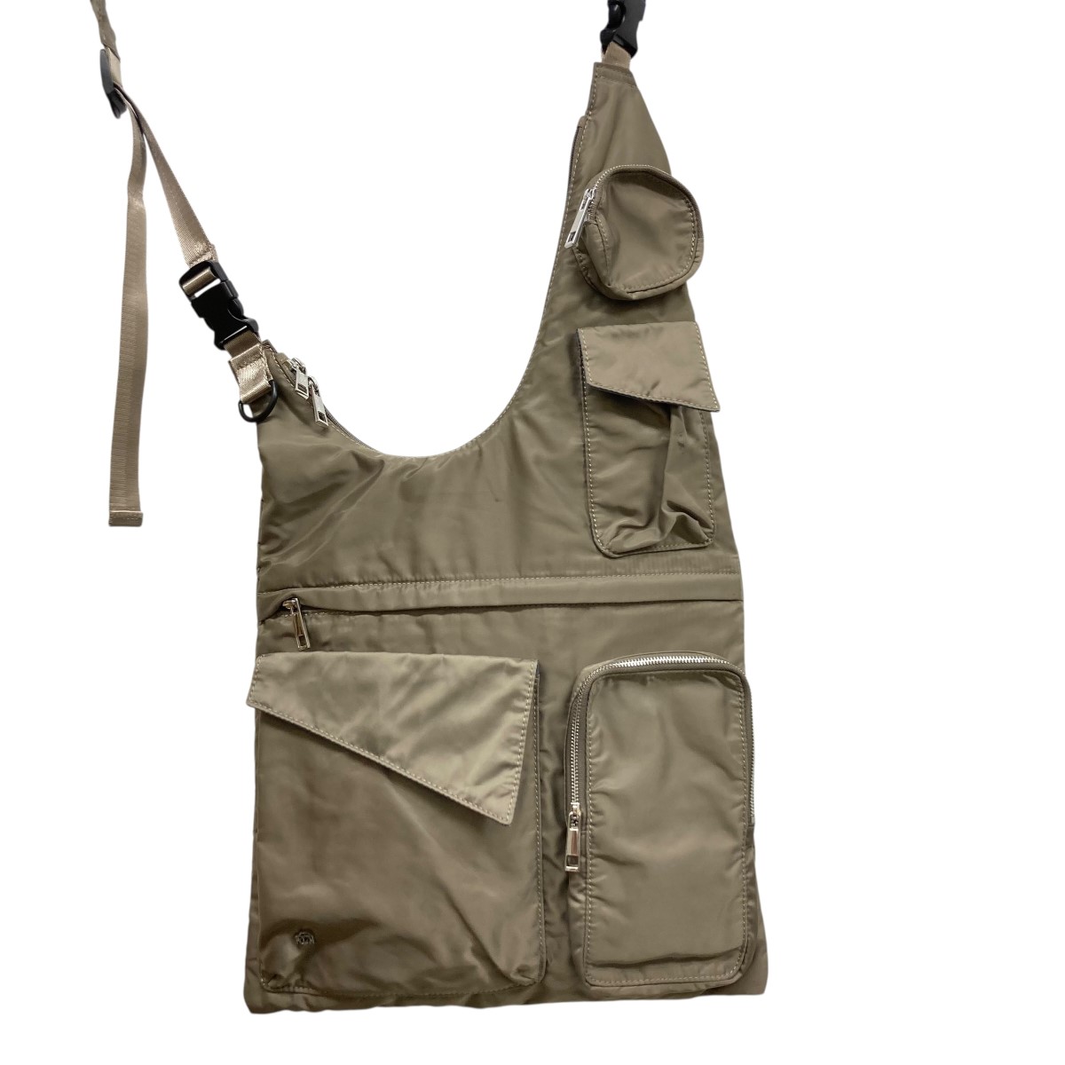 【中古】 AMERI MEDI 2WAY MILITARY TOTE BAG 2WAYショルダーバッグ ベージュ サイズ：ONE SIZE 【価格見直し】