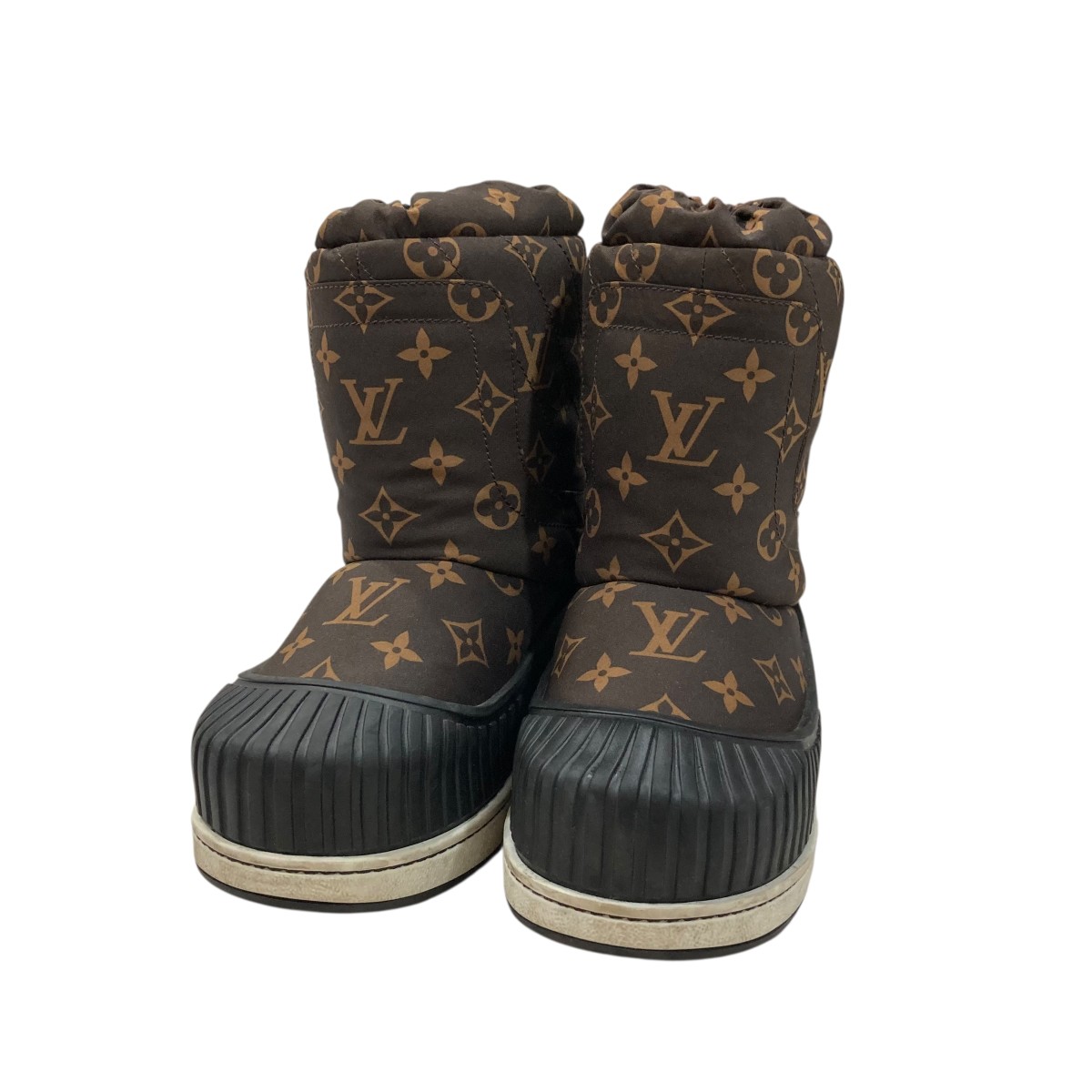 【中古】 LOUIS VUITTON モノグラム スノーブーツ CL0270 ブラウン サイズ：36 【価格見直し】