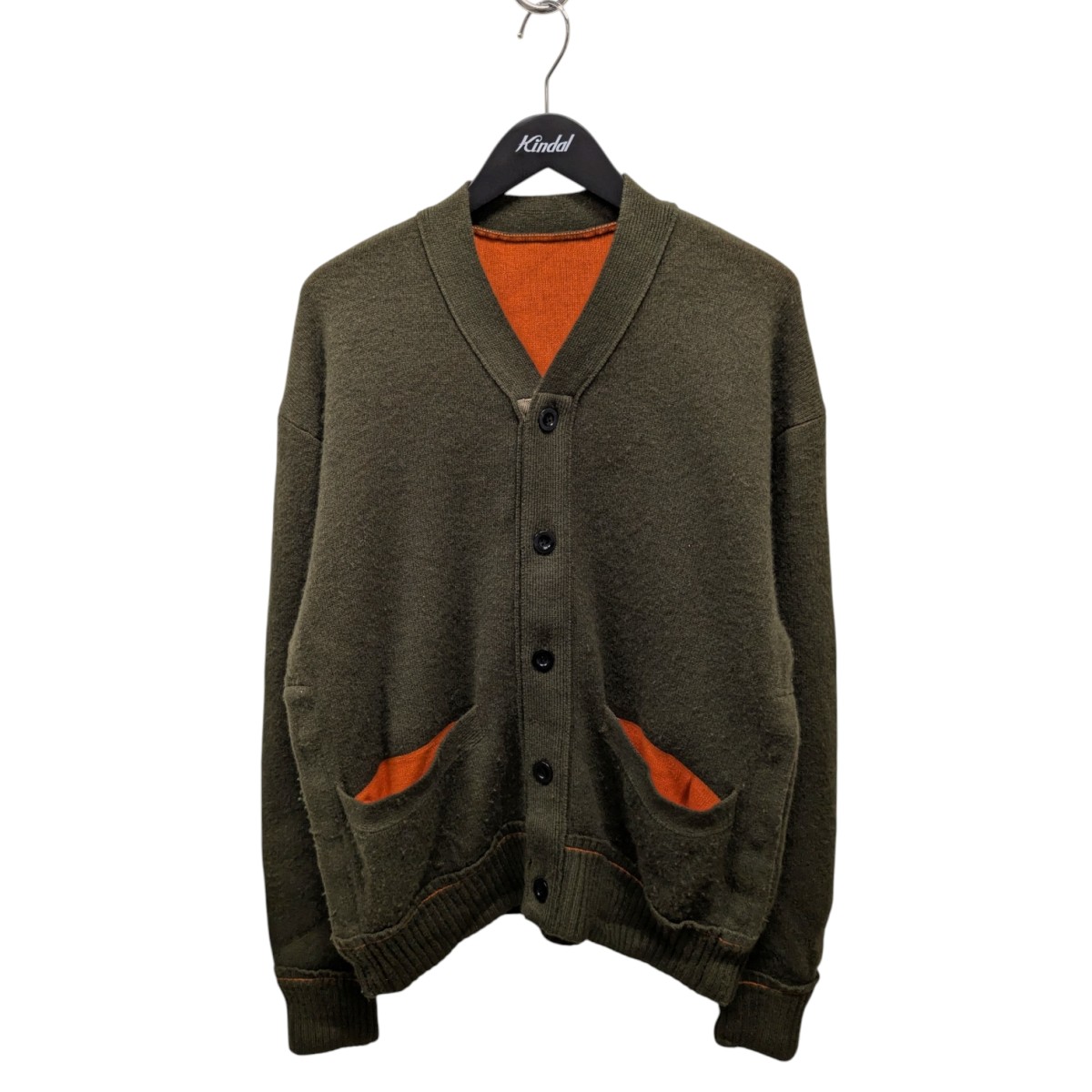 美品 23AW sacai タイダイ ニット カーディガン 紺 1112O▲ Sacai - タイダイ ニット カーディガン | HBX