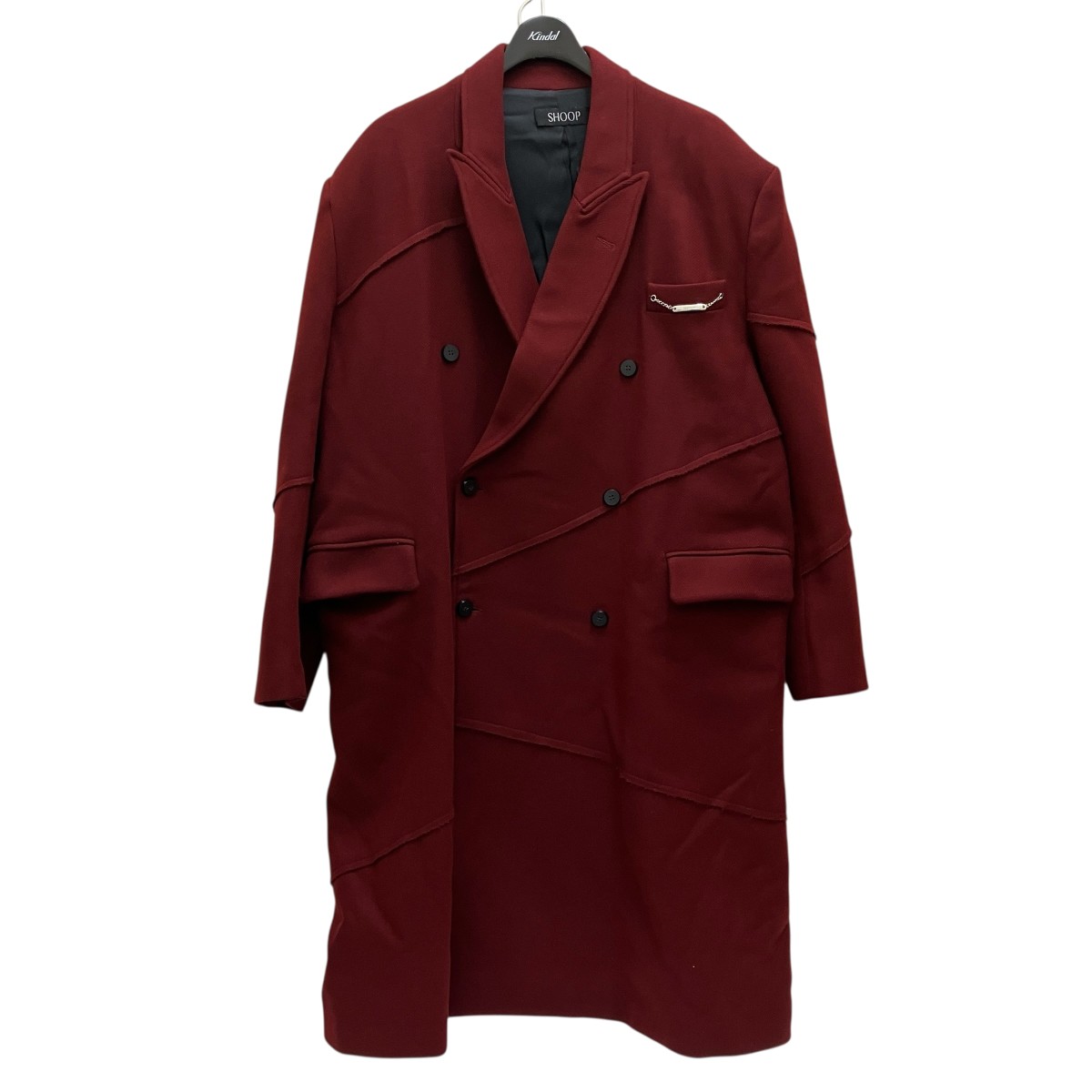 【中古】 shoop チェスターコート レッド 【価格見直し】