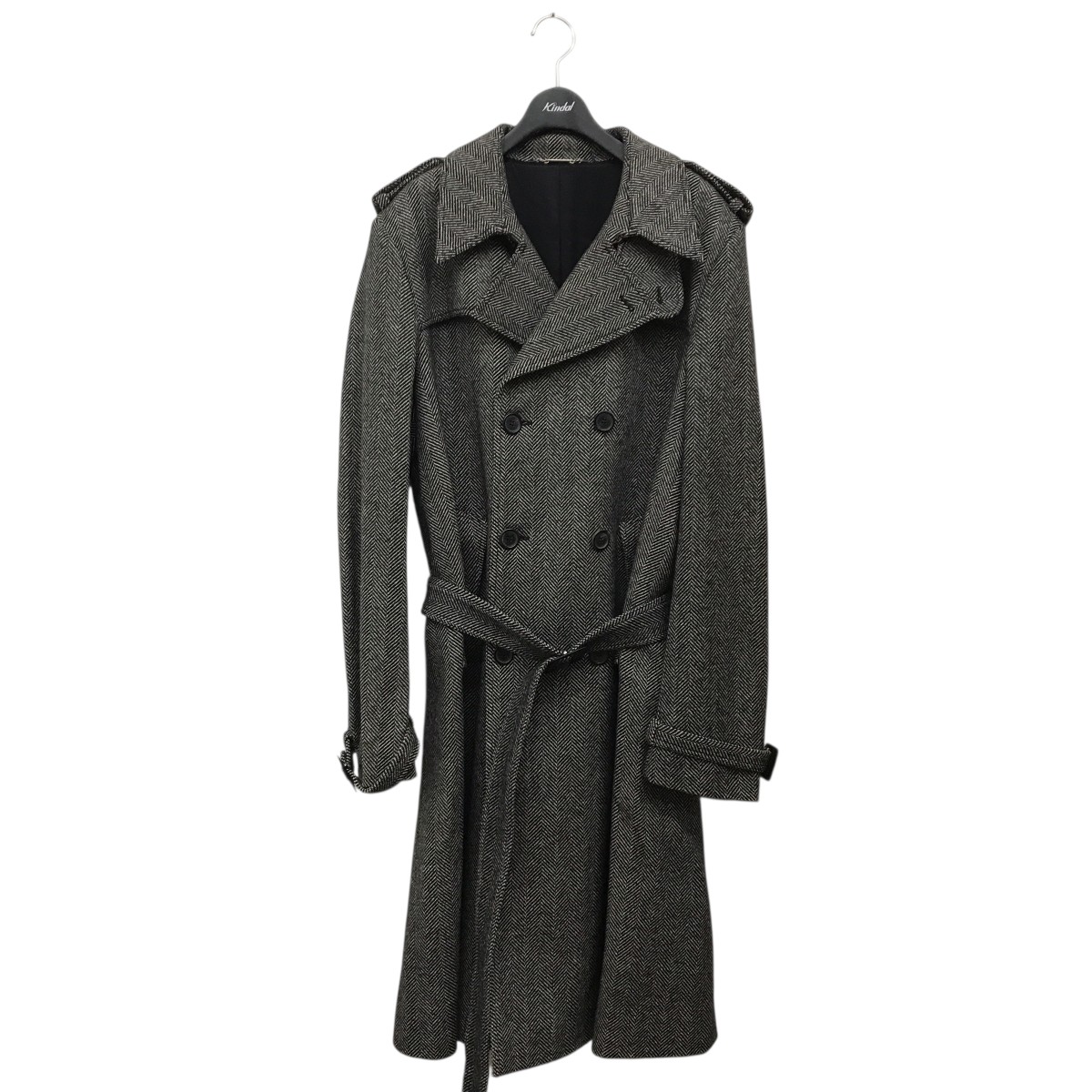 Christian Dior グレー トレンチコート 楽天市場】【中古】Christian Diorオフショルダートレンチコート