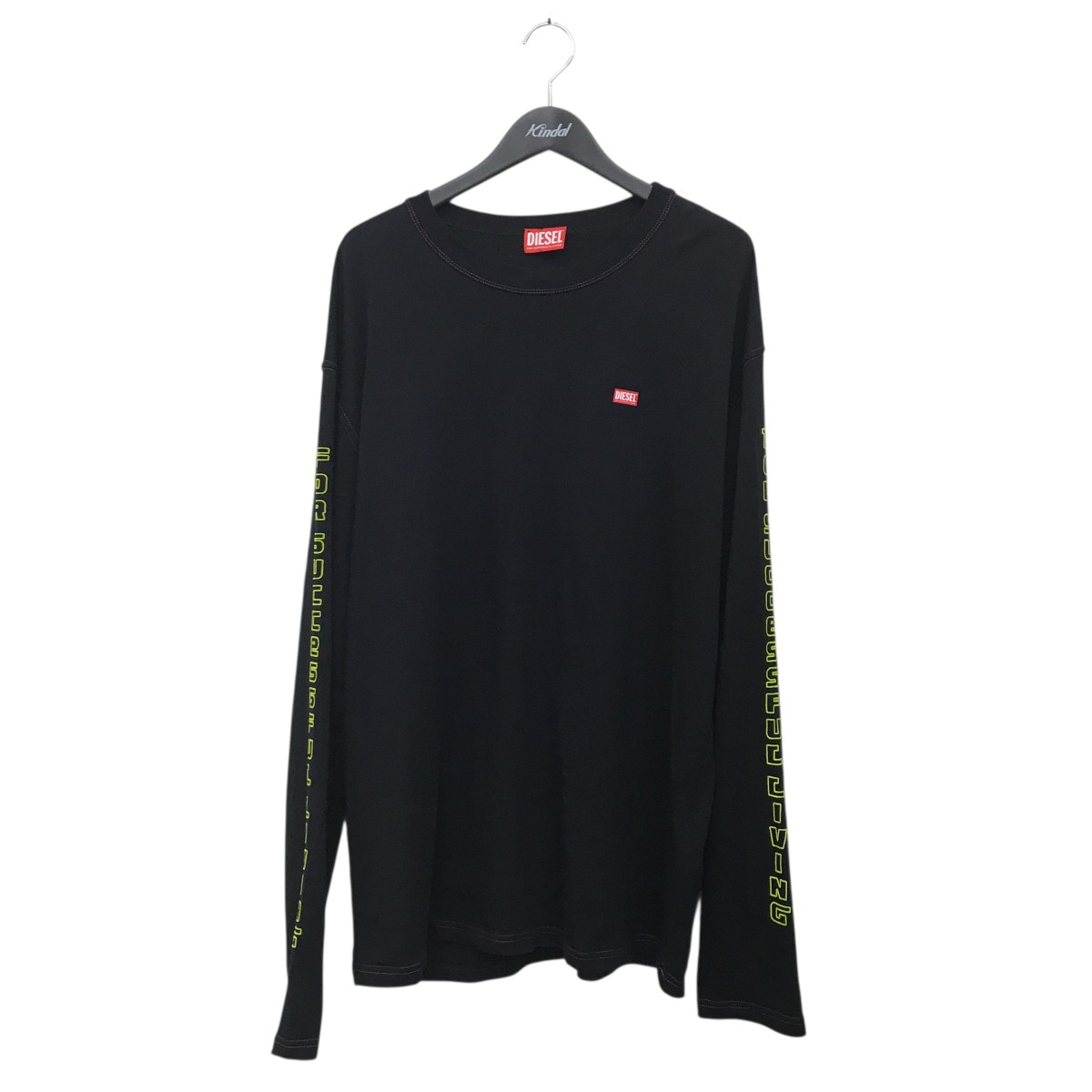 【中古】 DIESEL　 ロングスリーブカットソー ブラック サイズ：XL 【051025】（ディーゼル）