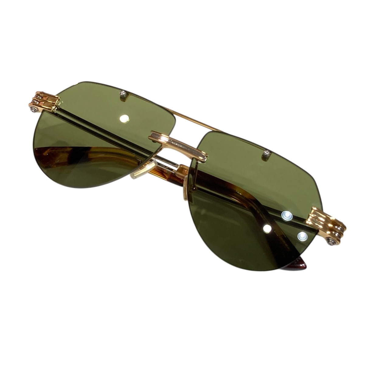 【中古】 BOTTEGA VENETA サングラス BV1342S ゴールド 【価格見直し】