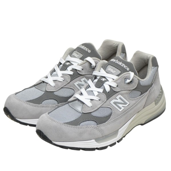 【中古】 NEW BALANCE 992 Core　スニーカー　U992GY グレー サイズ：26.5cm 【価格見直し】