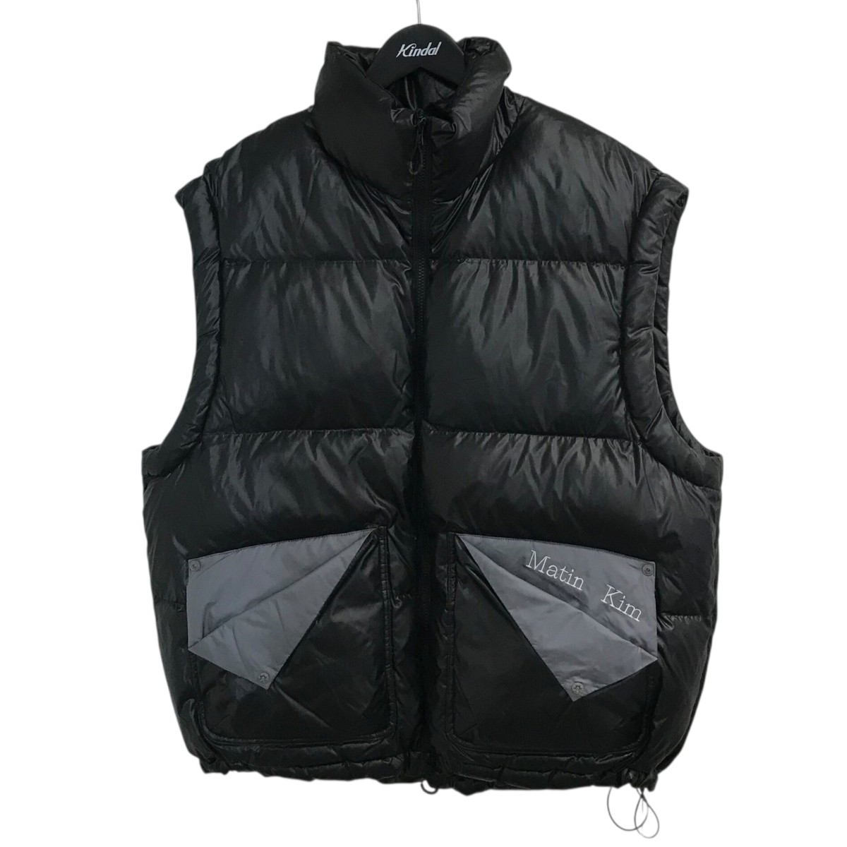 Matin Kim ブラック ダウンベスト Matin Kim ブラック ダウンベスト Matin Kim(マーティンキム