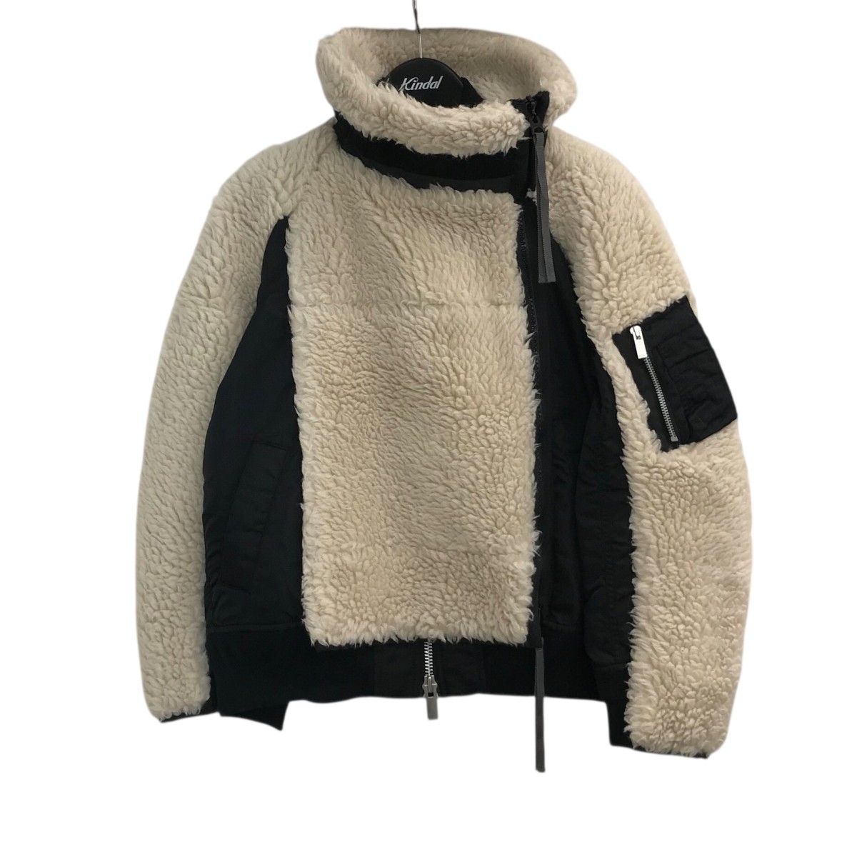 楽天市場】【中古】sacai 22AW Nylon Twill Mix Wool Knit