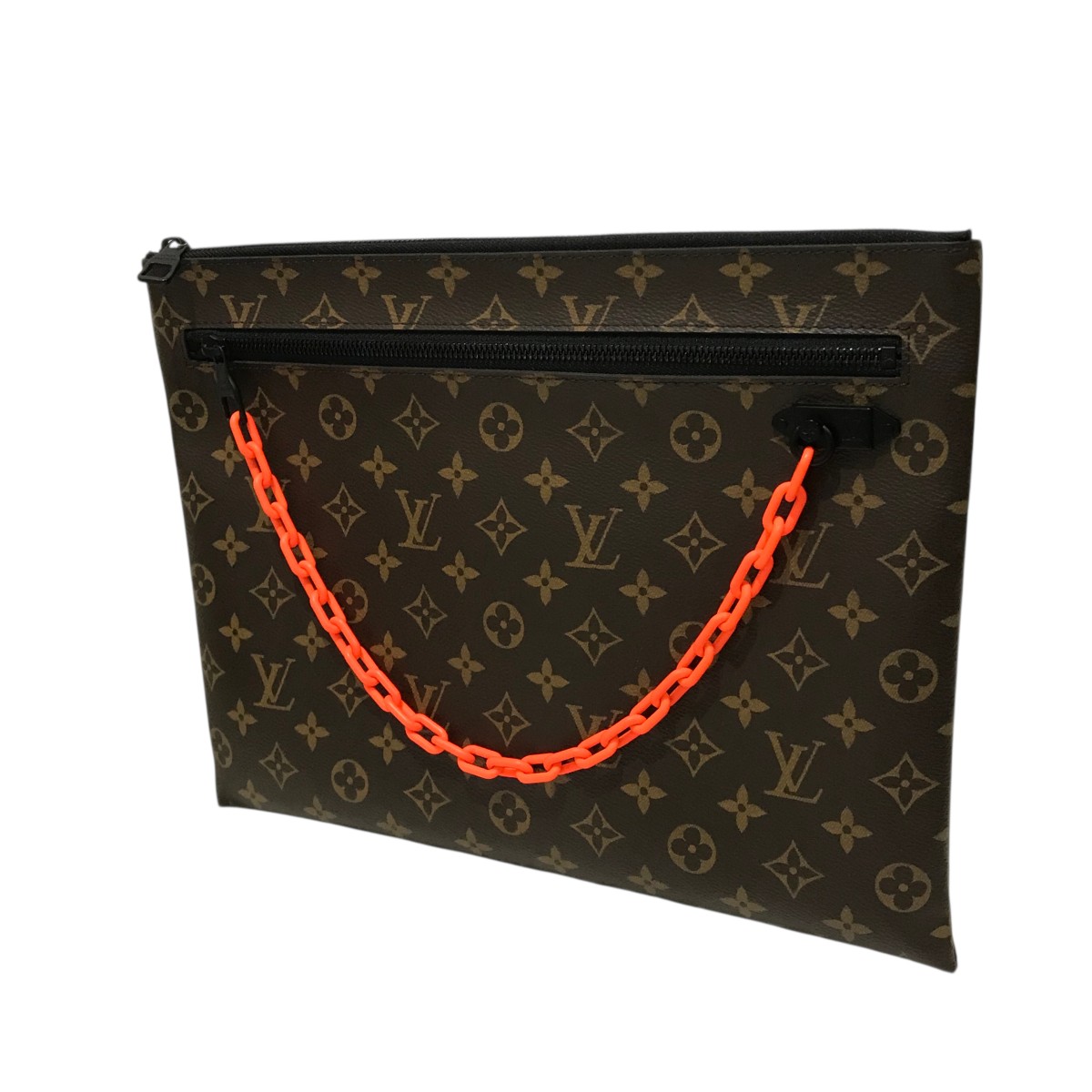 【中古】 LOUIS VUITTON　 ソーラーレイポシェット クラッチバッグ M44484 ブラウン 【081025】（ルイヴィトン）