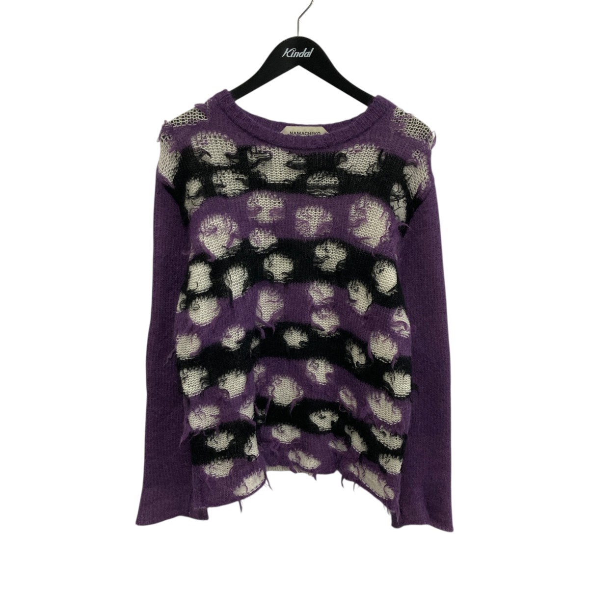 新品 定価86900円 ナマチェコ 22ss ローゲージ 柄編み ニット 楽天市場】NAMACHEKO(ナマチェコ) サイズ:M patterned knit jumper 総