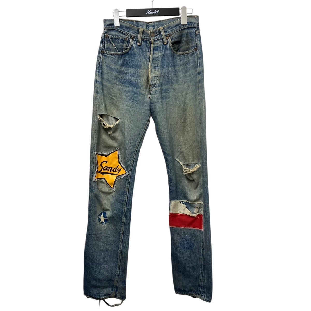 【中古】 LEVI’S　 66前期 デニムパンツ インディゴ サイズ：30 【091025】（リーバイス）
