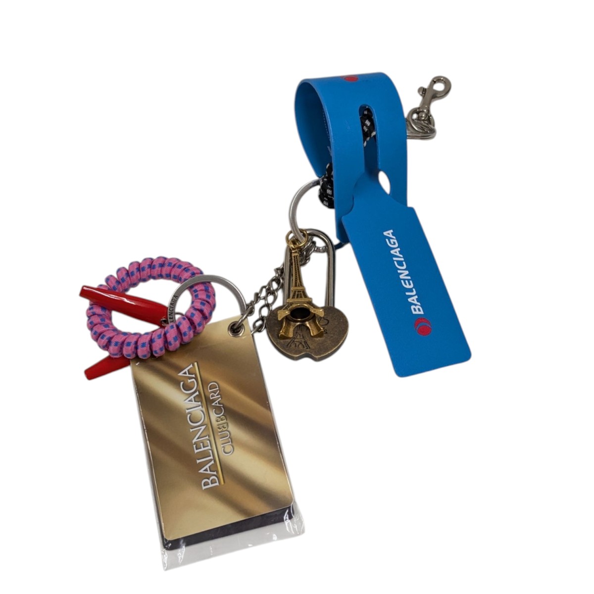 楽天市場】【バレンシアガ】Balenciaga アイコン チャーム キーリング