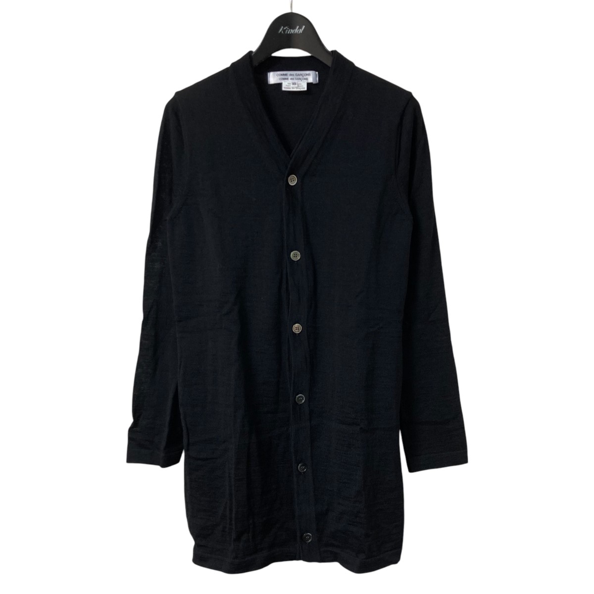 コムデギャルソン　カーディガン　ブラック 楽天市場】【中古】COMME des GARCONS SHIRT ニットカーディガン
