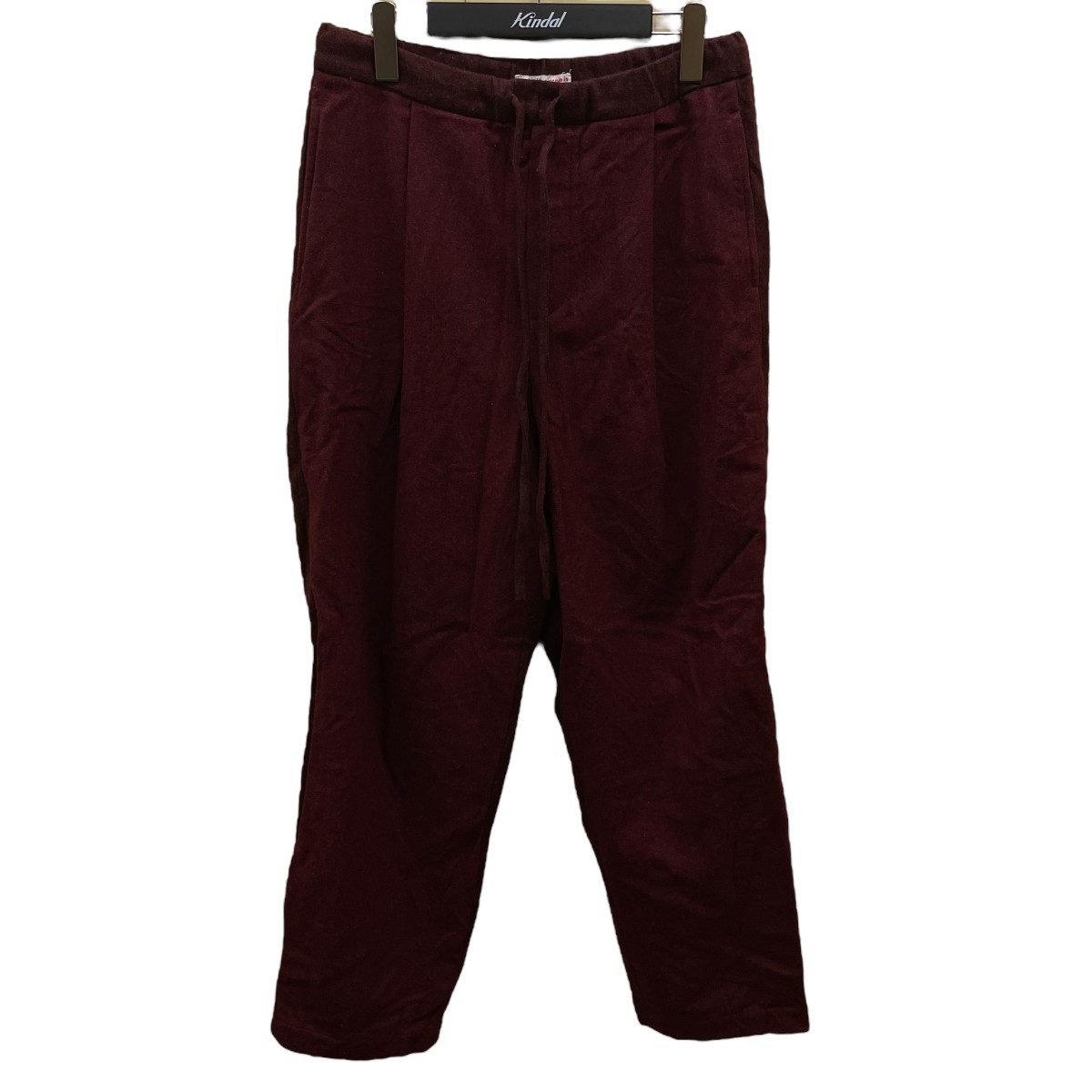 【中古】 FRANK LEDER ウールイージーパンツ 0623043 レッド サイズ:S 【価格見直し】