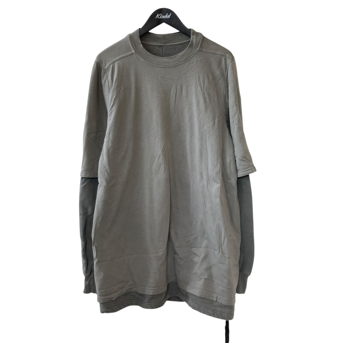 【中古】 DRKSHDW Hustler レイヤードスウェットトレーナー DU02C5269-RNF グレー サイズ：S 【価格見直し】