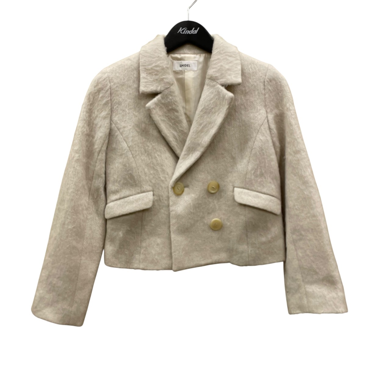 未使用■ スナイデル■ダブルブレストジャケット ■杢ベージュ■0　上品 Amazon.co.jp: [スナイデル] ダブルブレストテーラードジャケット