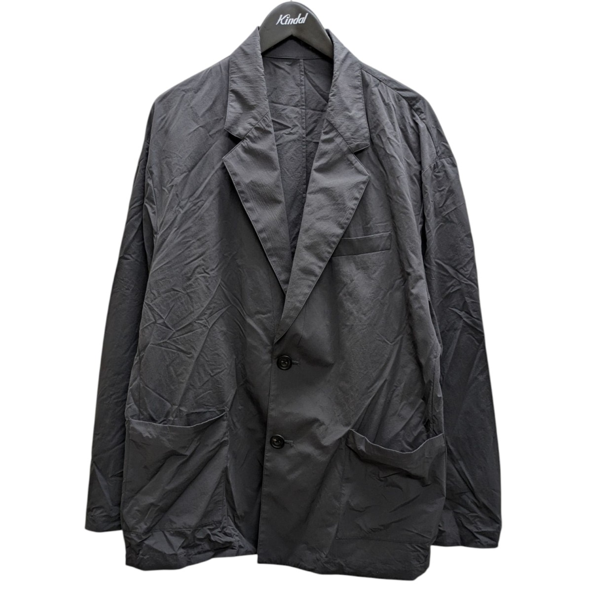 【中古】 stein　 WINDPROOF NYLON EASY JACKET ナイロンジャケット ブラック サイズ：L 【310126】（シュタイン）