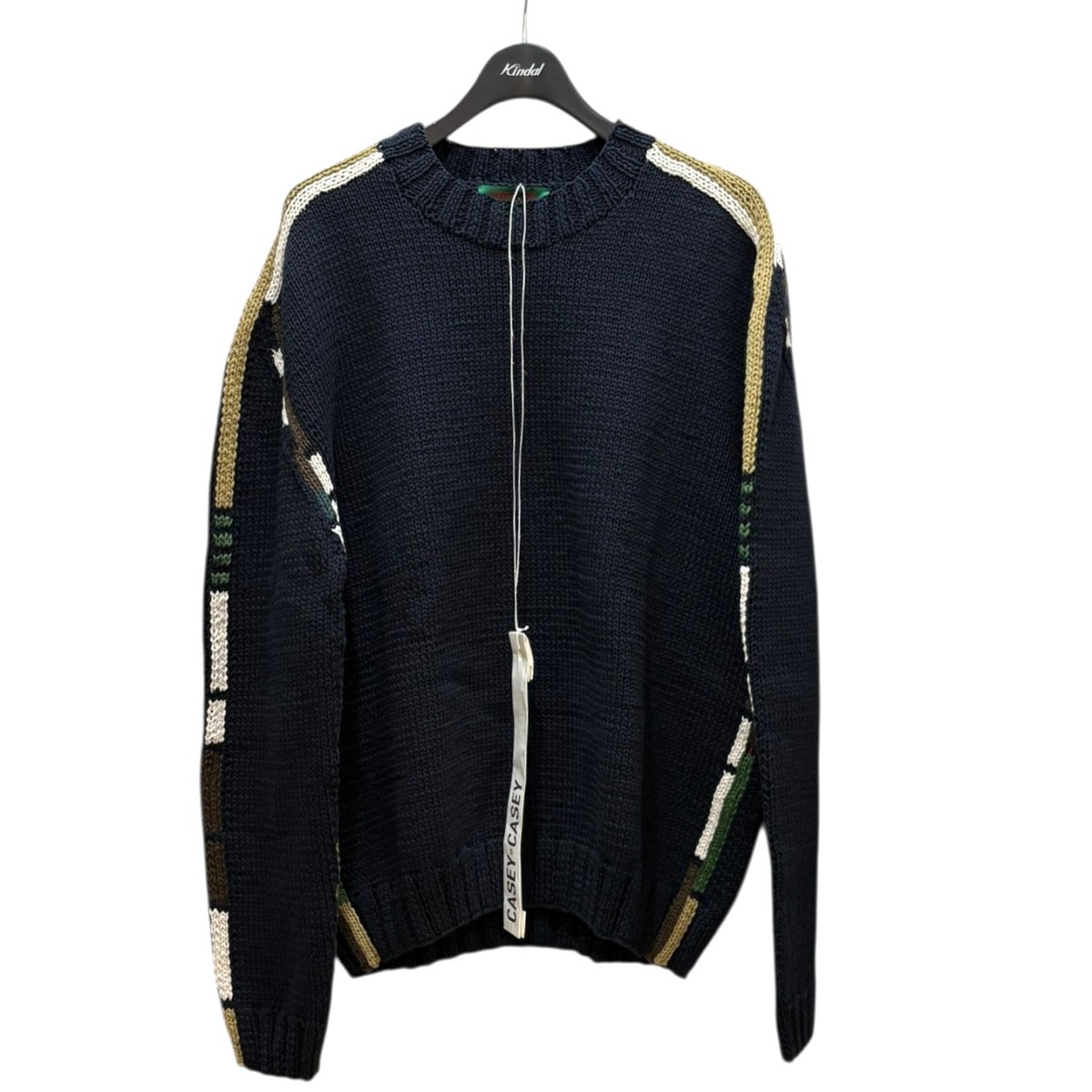 【中古】 CASEY CASEY　 CASEY CASEY SWEATER 22HK013 ネイビー サイズ：L 【111025】（ケイシーケイシー） 53,328円