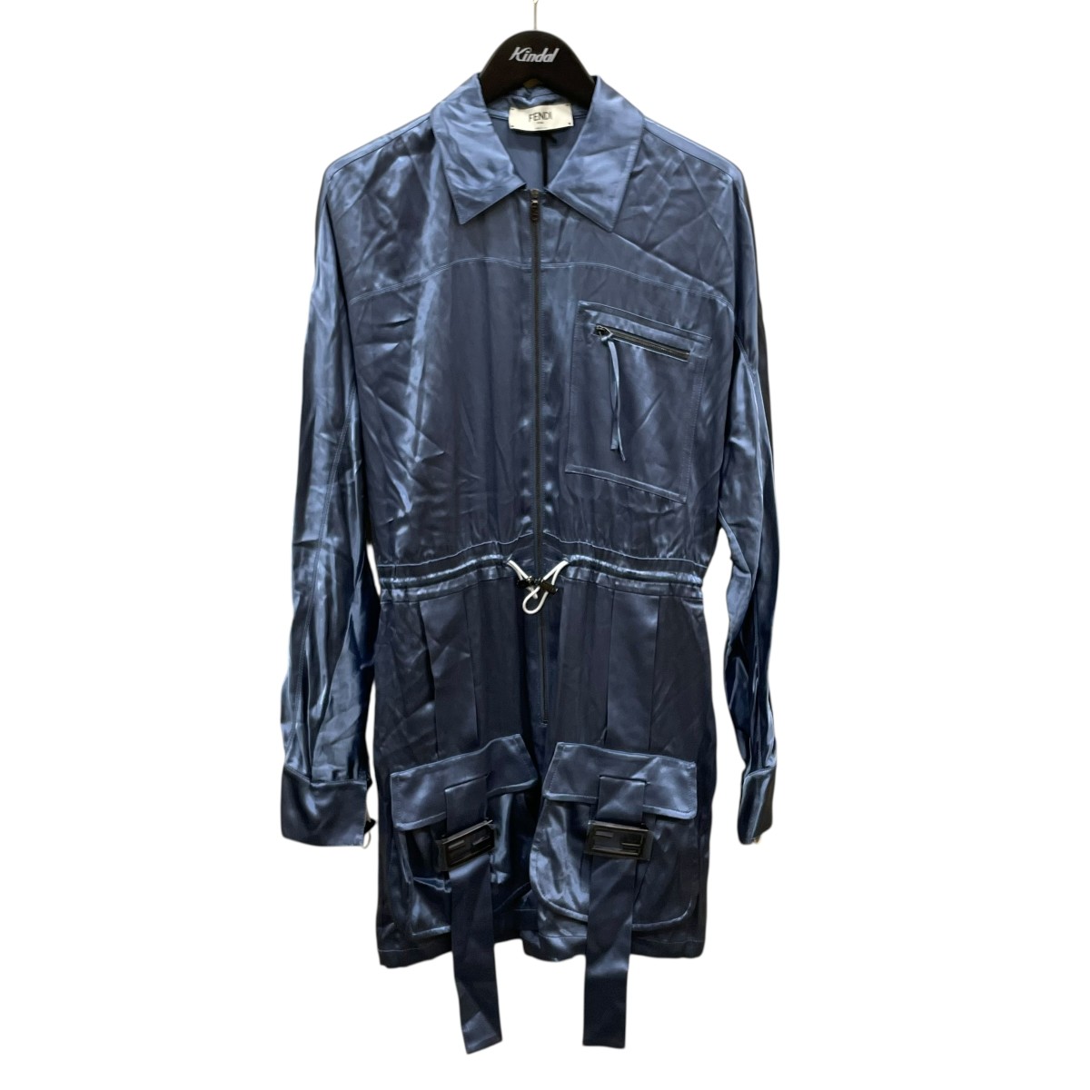 【中古】\u003cBR\u003eFENDI\u003cBR\u003eオールインワン 12CPF 22 5543 青碧 大きさ：38\u003cBR\u003e【通貨価値思いなおす】