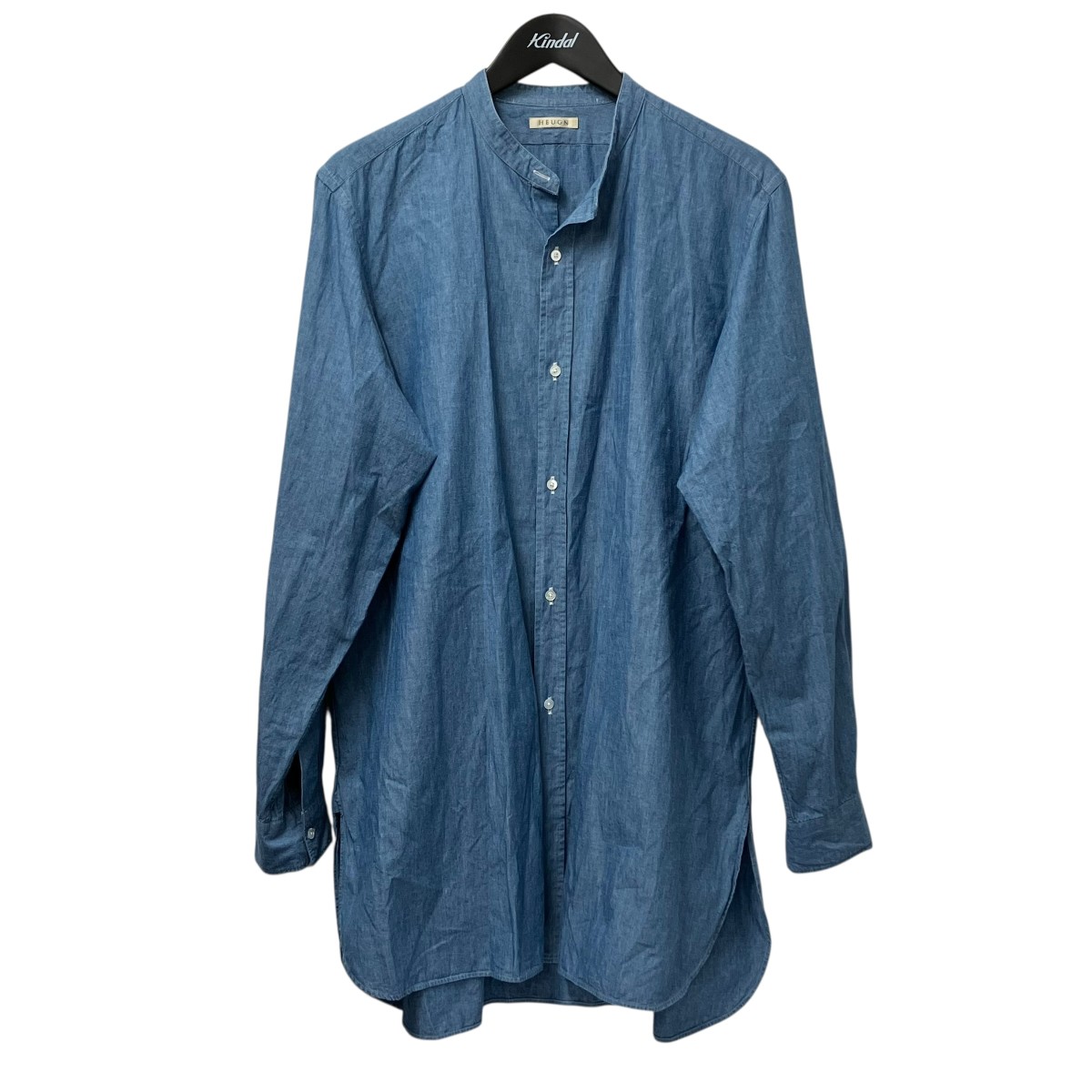 【中古】 HEUGN　 Chambray Rob シャツ SHIRT023 ブルー サイズ：3 【121025】（ユーゲン）