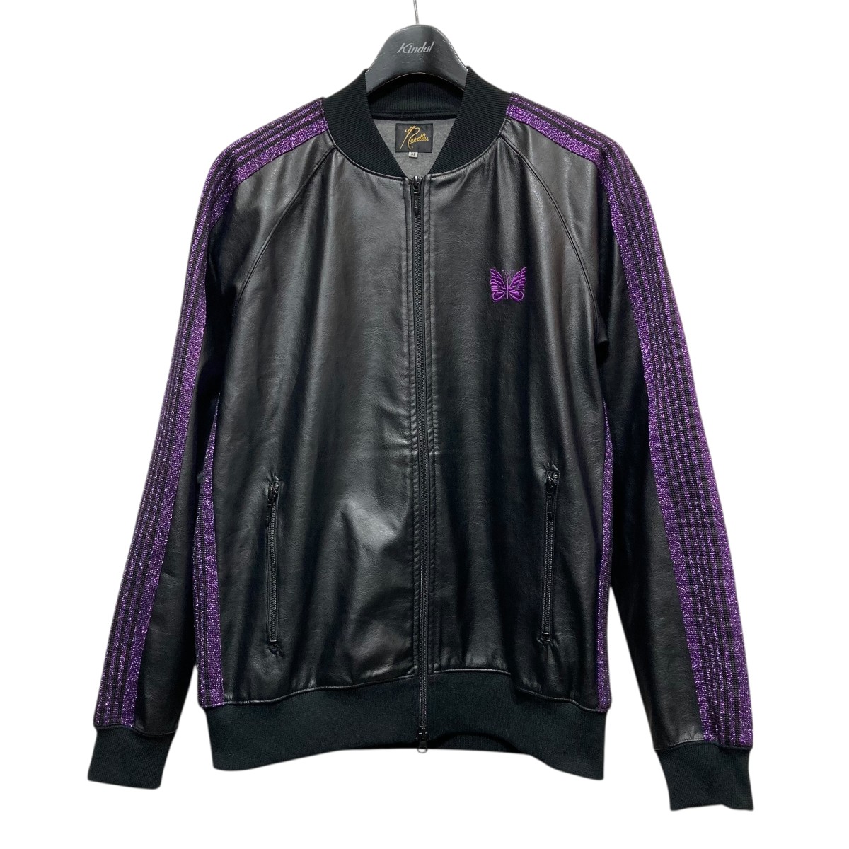 極美品　NEEDLES レザー アワードジャケット カウハイド 2022AW 極美品 NEEDLES レザー アワードジャケット カウハイド 2022AW