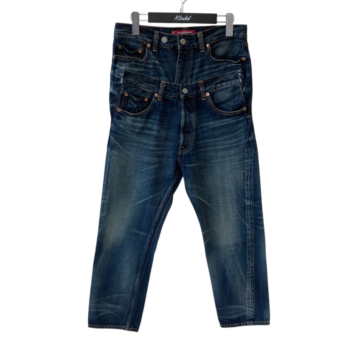 【中古】 JUNYA WATANABE MAN×LEVI’S　 25SS ダブルウエストLevi’s Wネーム デニムパンツ WO-P208 ブルー サイズ：S 【160426】（ジュンヤワタナベマン×リーバイス）