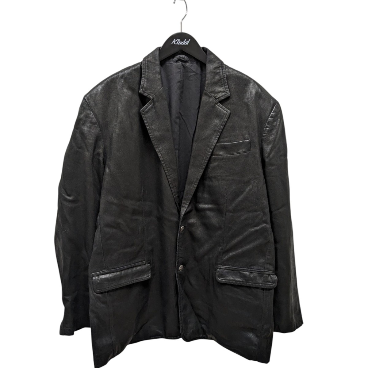 【中古】 DIESEL Blazer in coated tailoring denim ジャケット 068MR ブラック サイズ：L 【価格見直し】