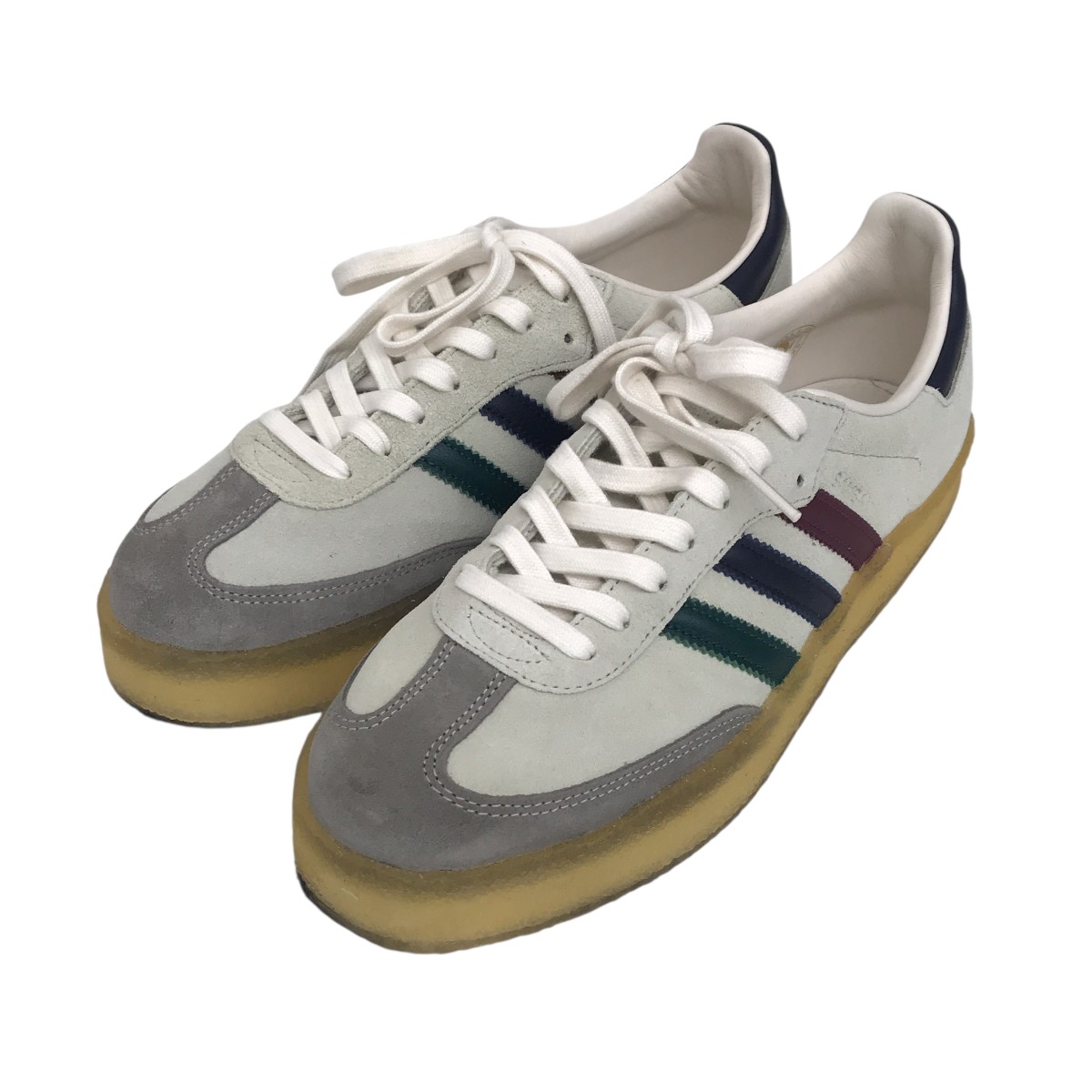 【中古】 adidas originals×KITH 8th Street Samba Kithmas スニーカー IE4032 ベージュ サイズ：28.5cm 【価格見直し】