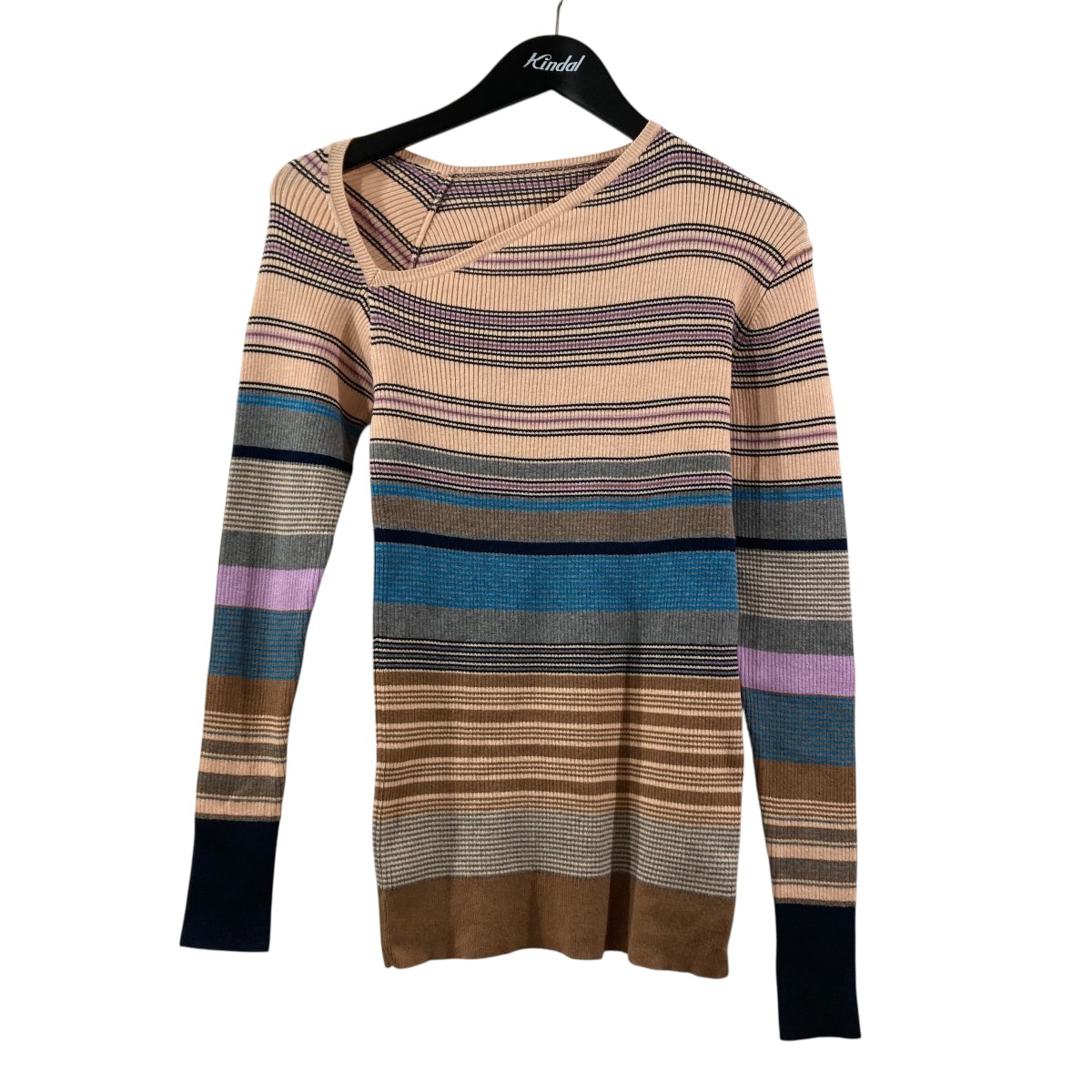 楽天市場】【中古】JUN MIKAMI22AW Vネックニット ブラウン サイズ：F