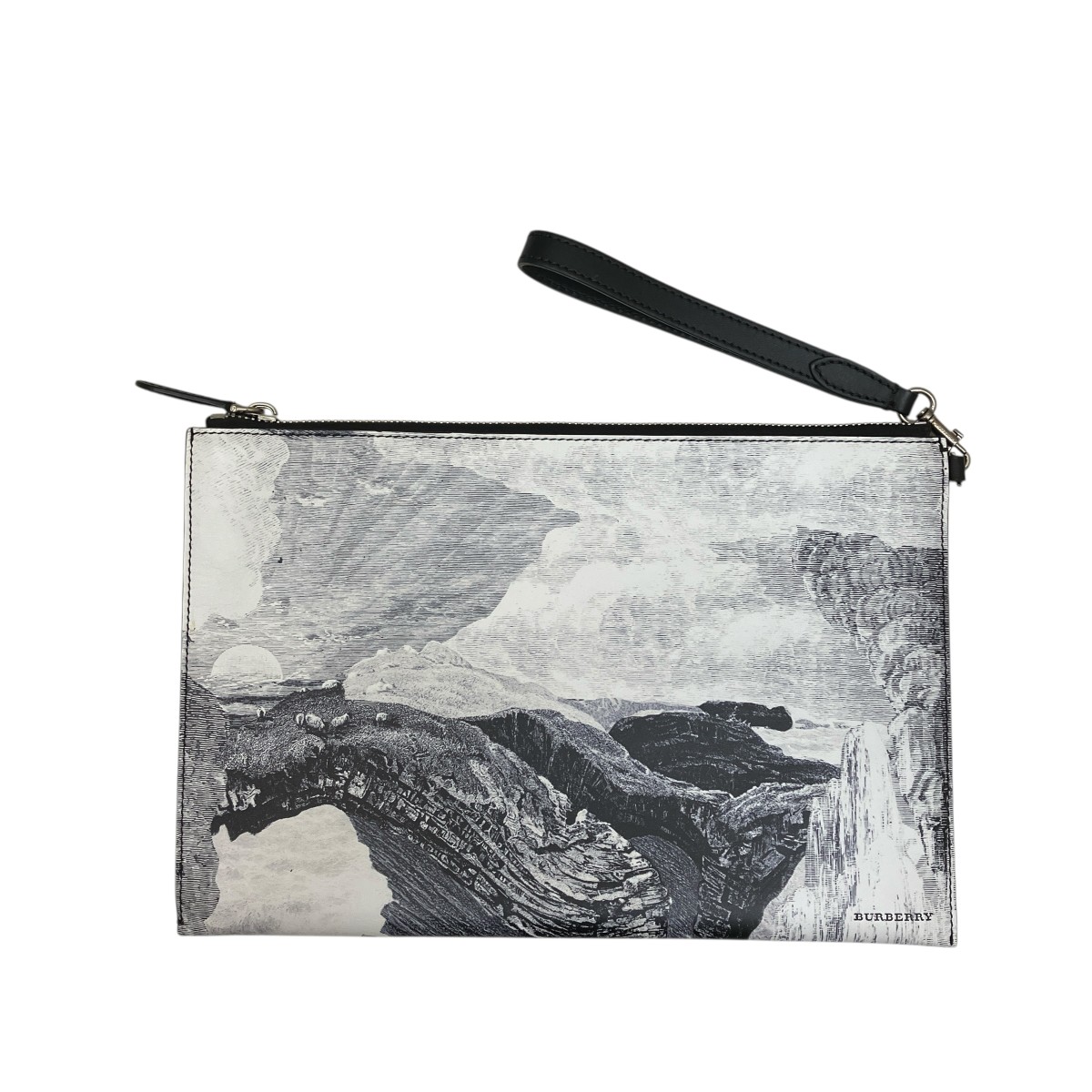 楽天市場】【BURBERRY】バーバリー ドローコードポーチ ロゴプリント