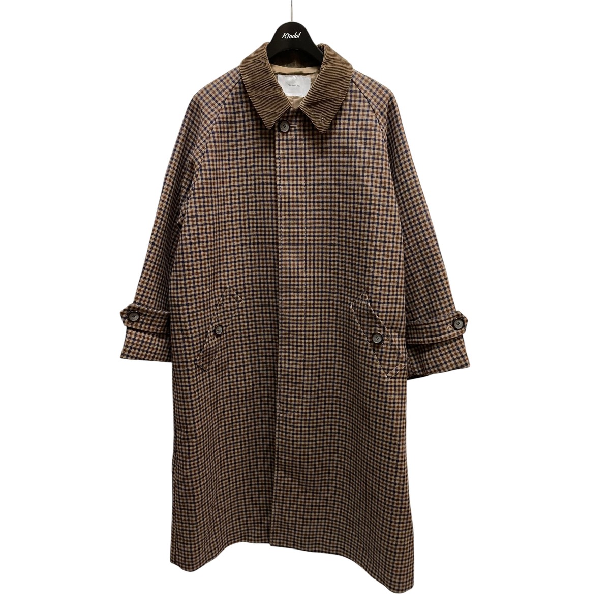 フレームワーク 2023AW シャギーチェックバルカラーコート フレームワーク 2023AW シャギーチェックバルカラーコート