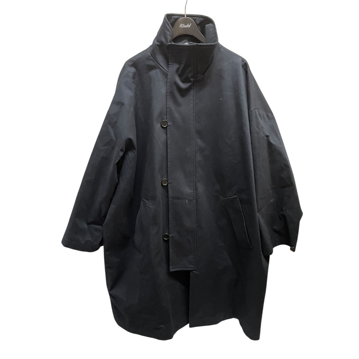 【中古】 mfpen JOHNSTONCOAT コート ネイビー サイズ：L 【価格見直し】