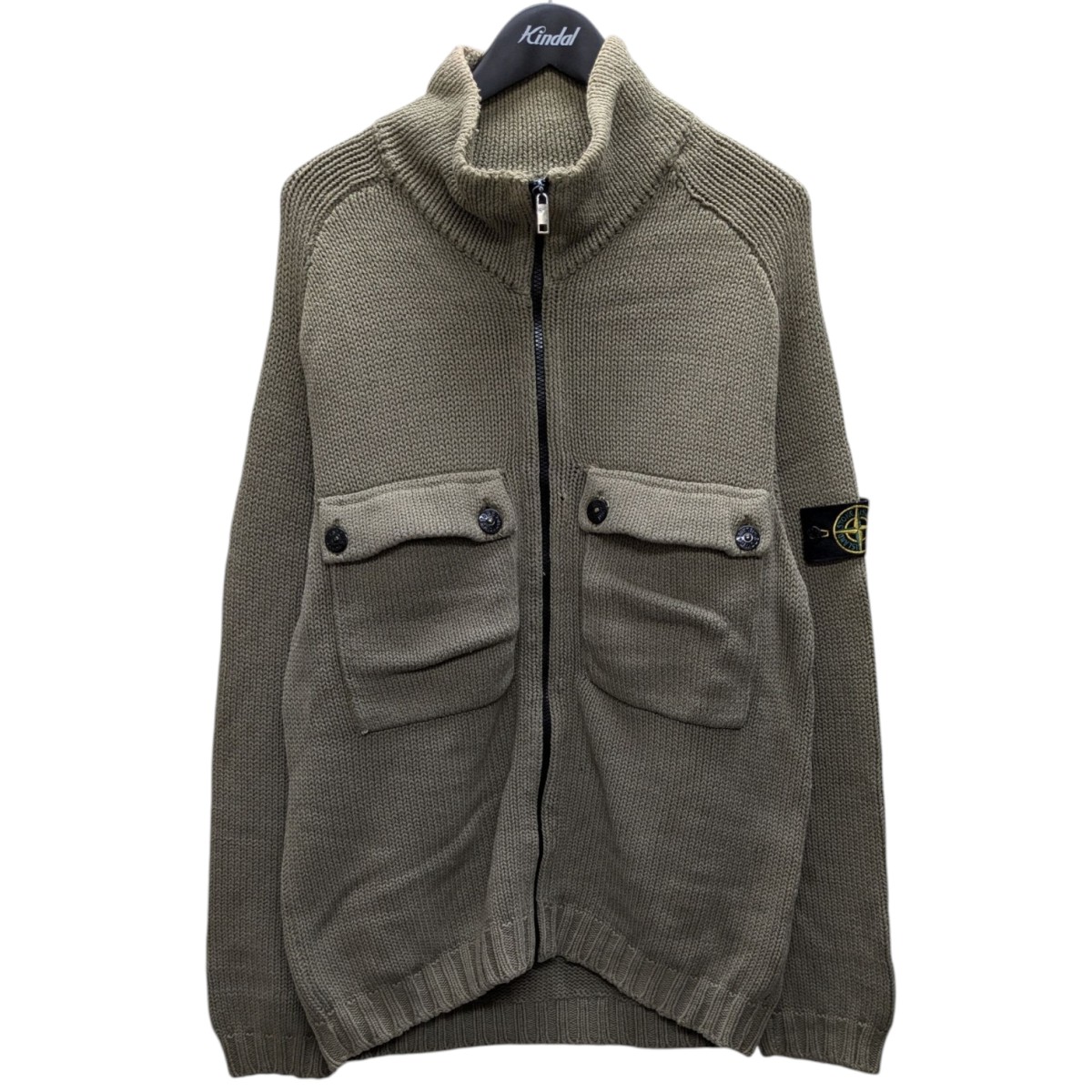 STONE オリーブグリーン ミリタリージャケット L ミリタリージャケット