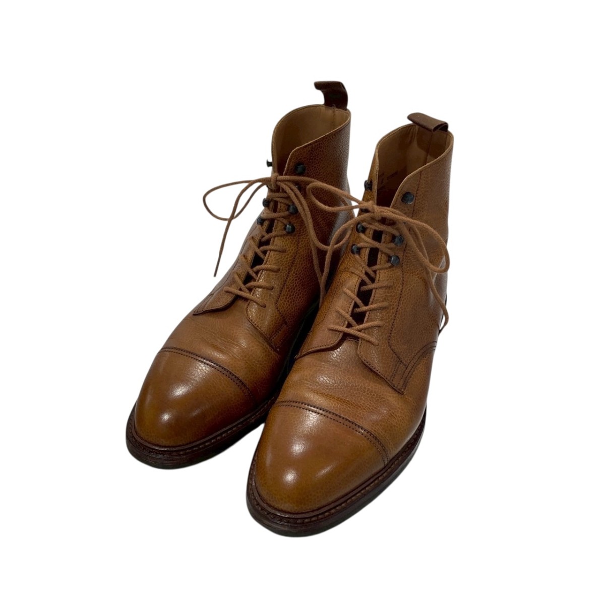 【中古】<br>Crockett ＆ Jones<br>レースアップブーツ 8637 94B ブラウン サイズ：8E(26.0~26.5cm程度)<br>【価格見直し】