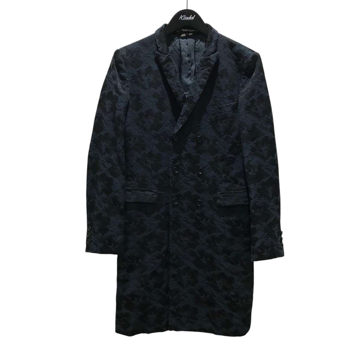 ブラック コムデギャルソン　製品染め　ダブル　Pコート XL ブラック　美品 楽天市場】【中古】COMME des GARCONS HOMME PLUS 17AW レイヤード