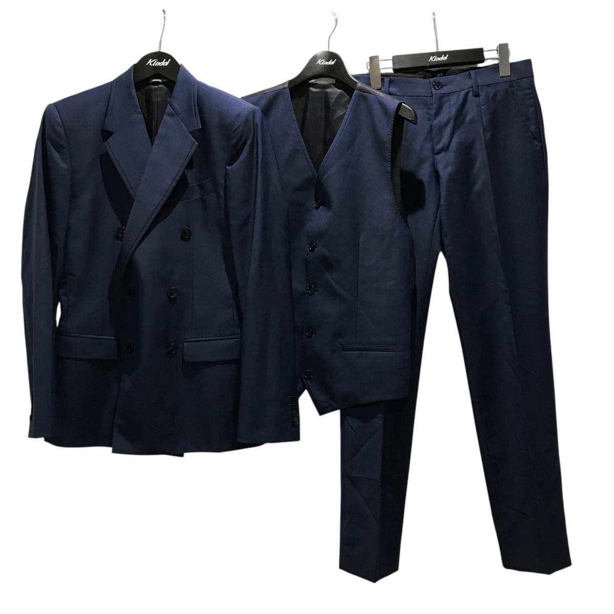 【中古】DOLCE ＆ GABBANA スリーピースセットアップスーツ G1UPMT 米国海軍 大きさ：44 【161025】（ドルチェアンドガッバーナ）