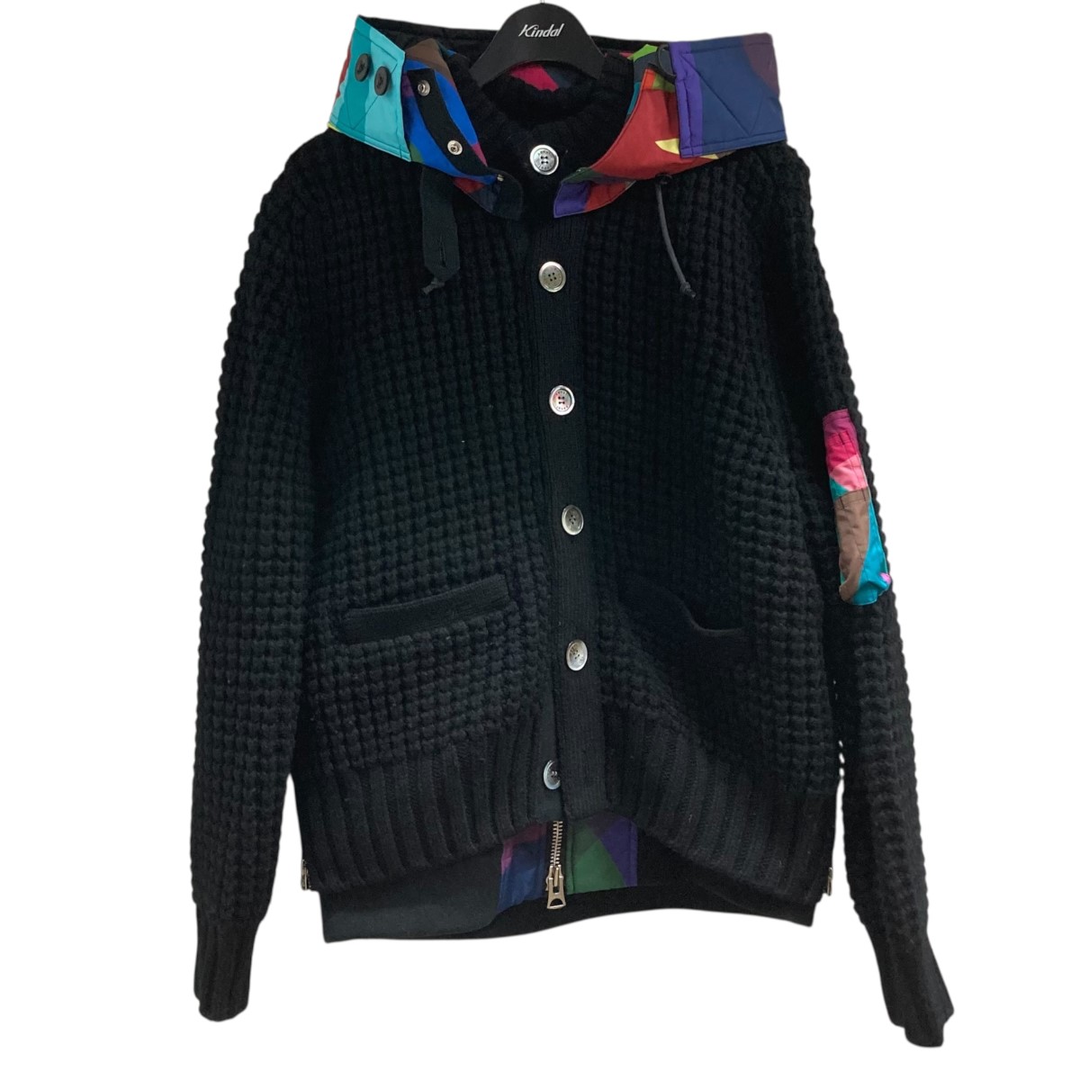 楽天市場】【中古】 hi◇128 Sacai × KAWS Jacquard Faux Fur